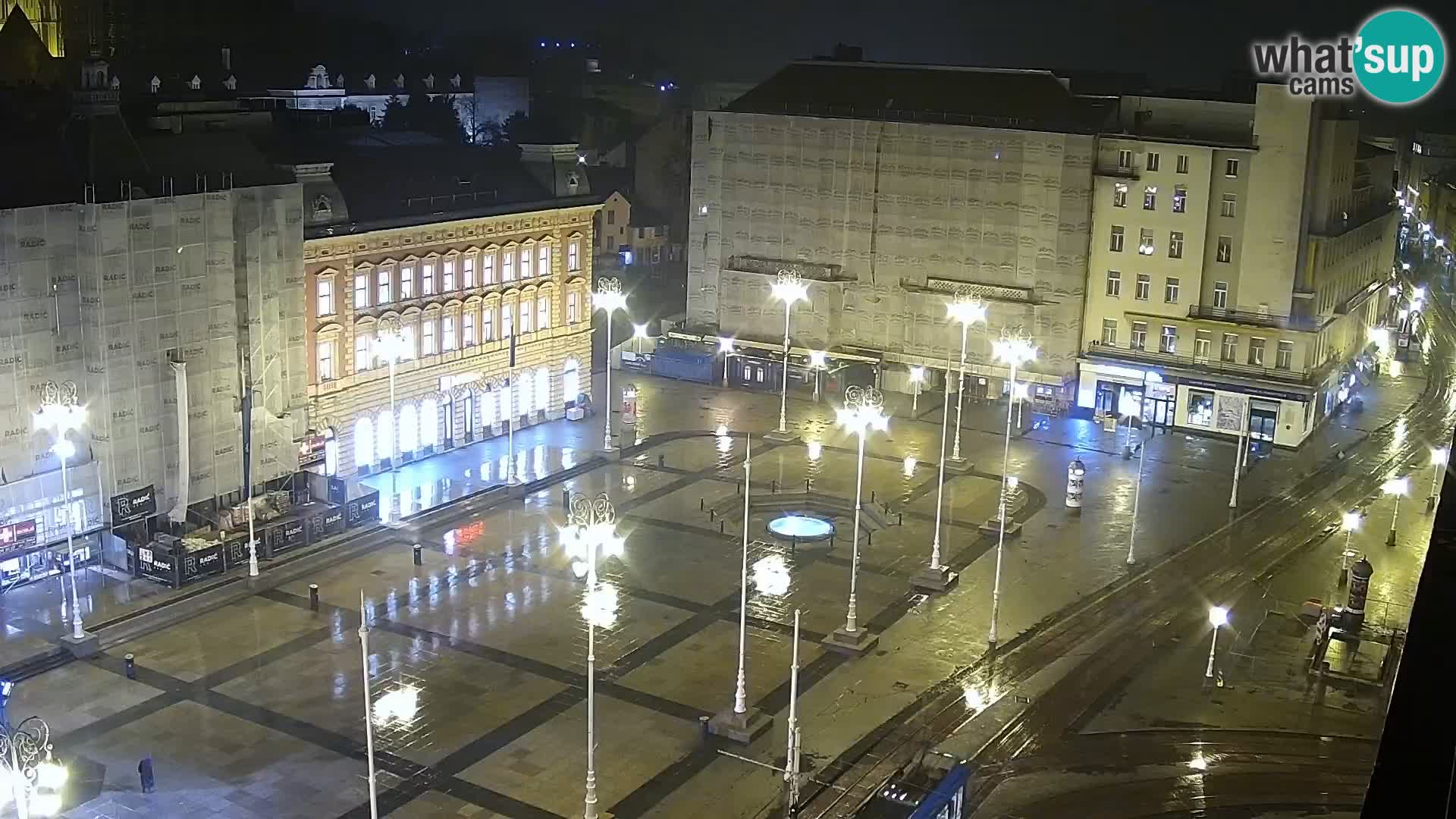 LIVE Webcam Zagreb Hotel Dubrovnik | Ban Jelačić square