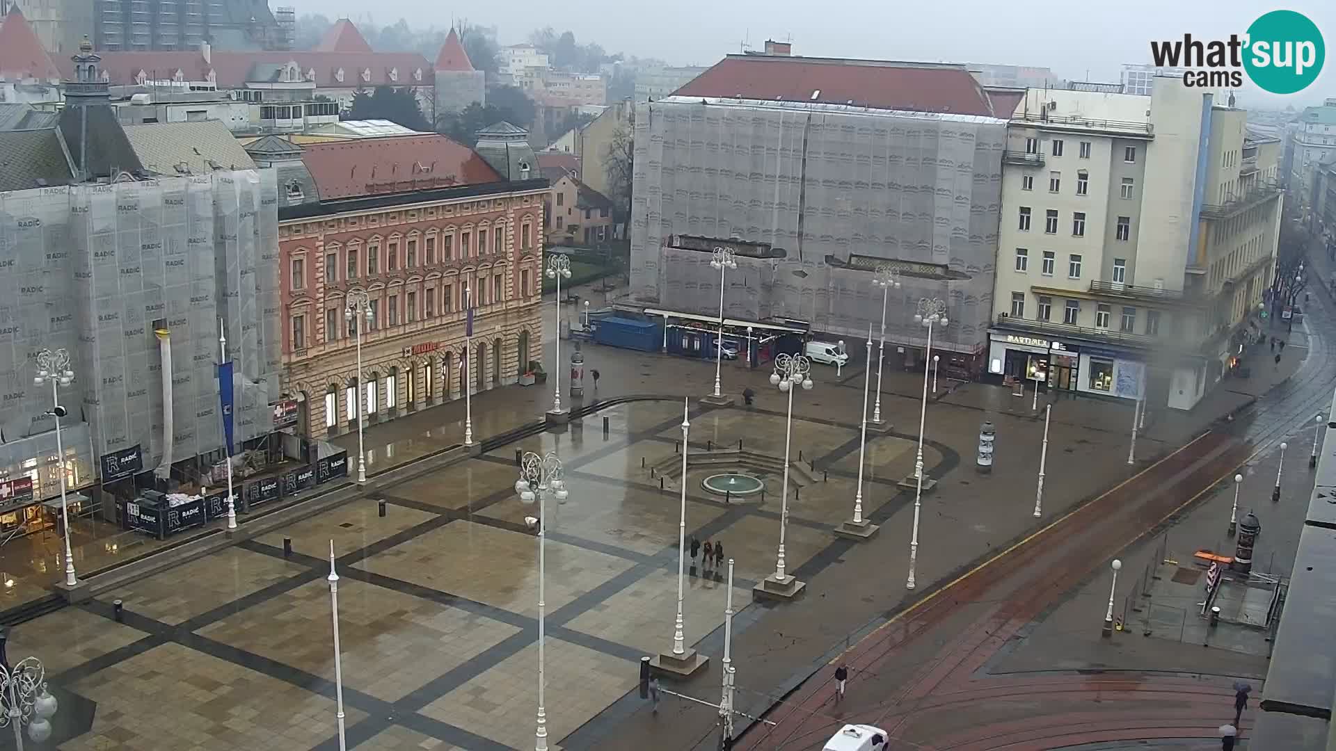 LIVE Webcam Zagreb Hotel Dubrovnik | Ban Jelačić square