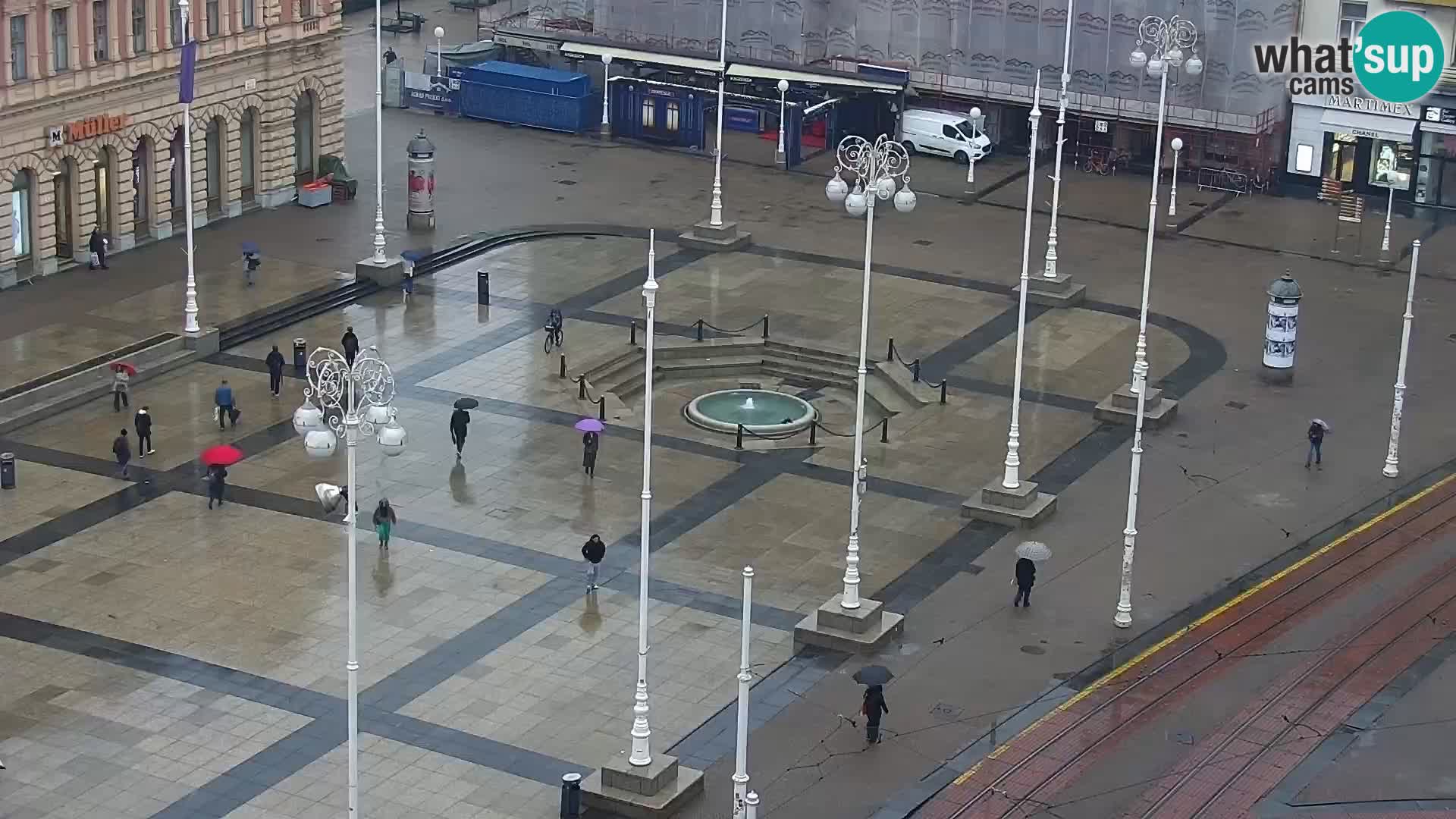 Piazza Ban Jelačić livecam Zagreb – Hotel Dubrovnik