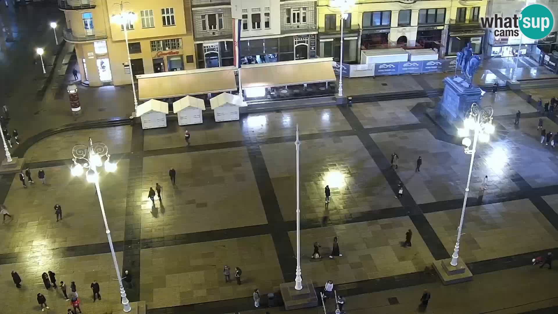LIVE Webcam Zagreb Hotel Dubrovnik | Ban Jelačić square