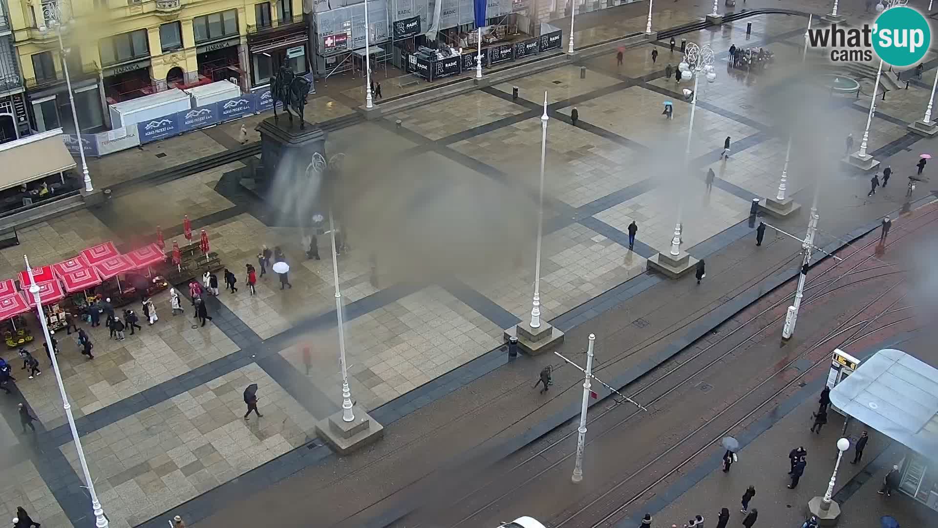 Ban Jelačić Platz  Live webcam Zagreb – Hotel Dubrovnik