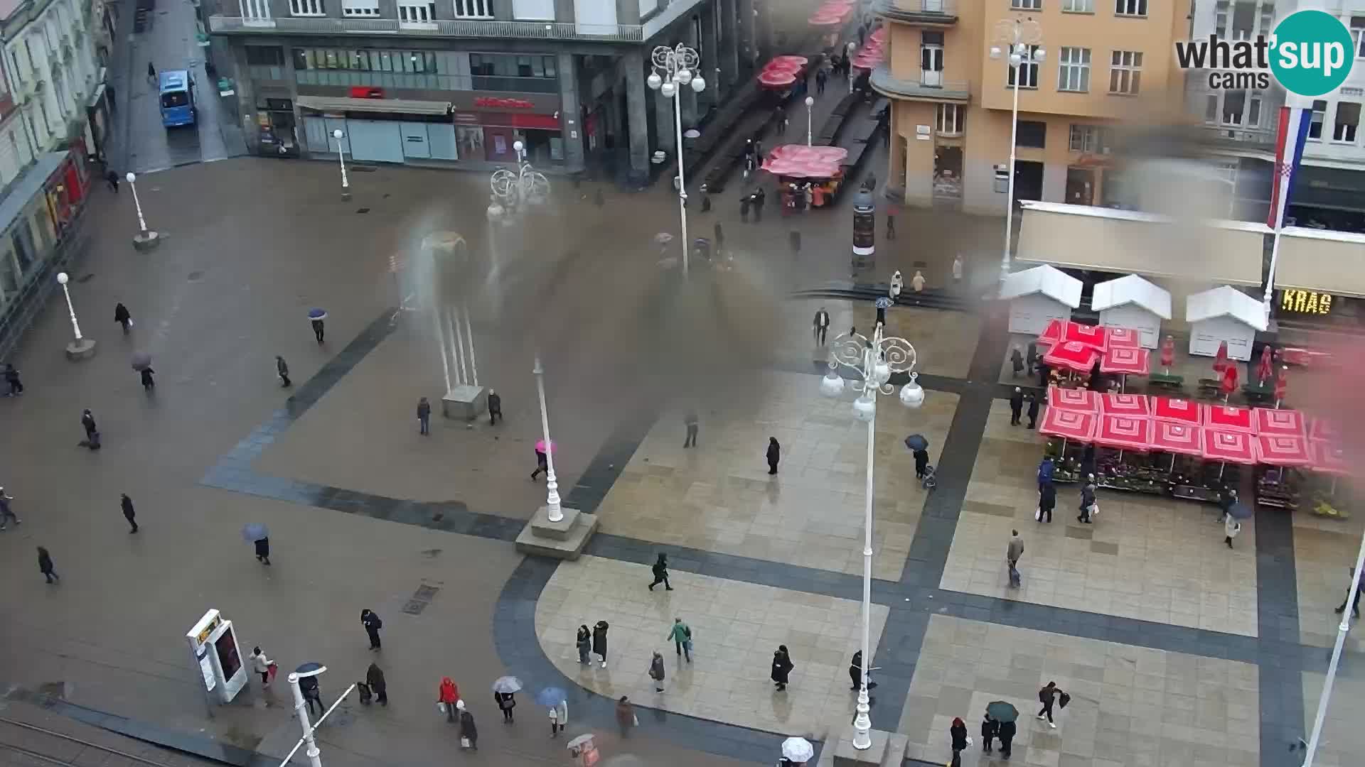 Trg Bana Jelačića web kamera Zagreb – Hotel Dubrovnik