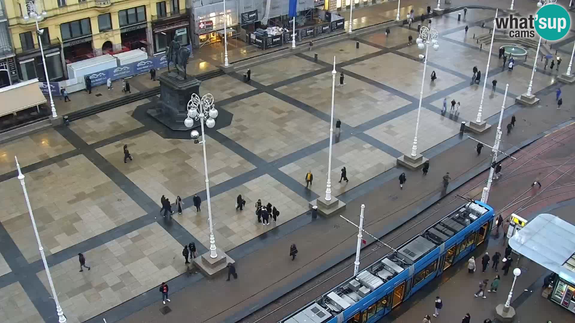 Ban Jelačić Platz  Live webcam Zagreb – Hotel Dubrovnik