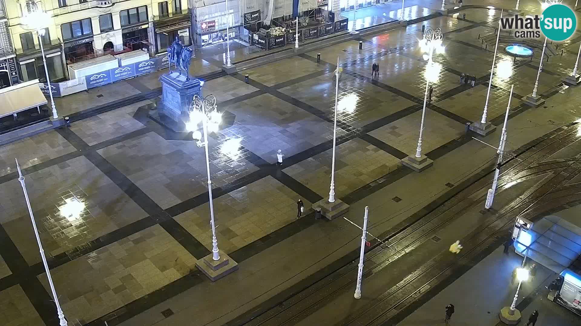 Ban Jelačić Platz  Live webcam Zagreb – Hotel Dubrovnik