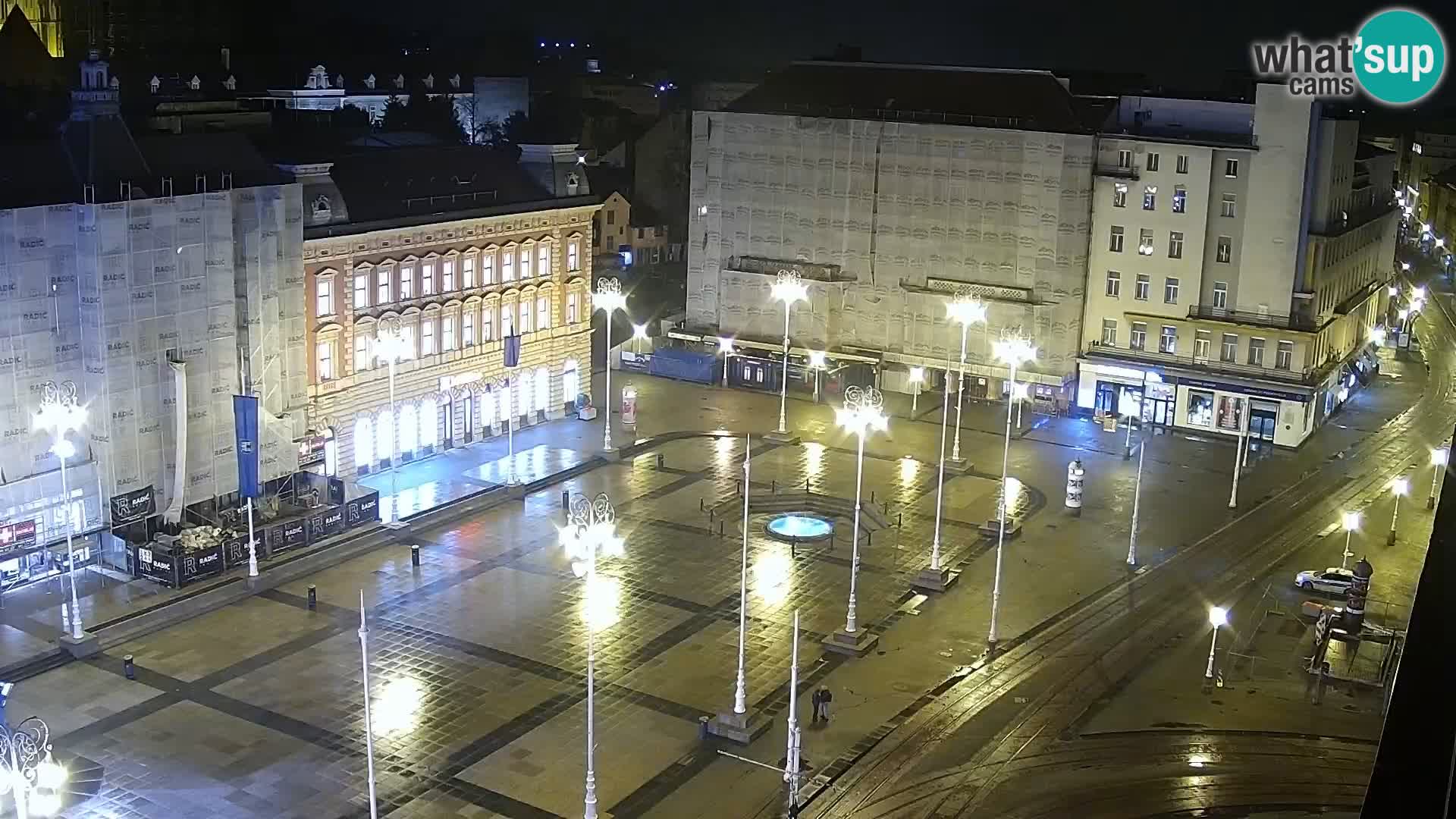 Ban Jelačić Platz  Live webcam Zagreb – Hotel Dubrovnik
