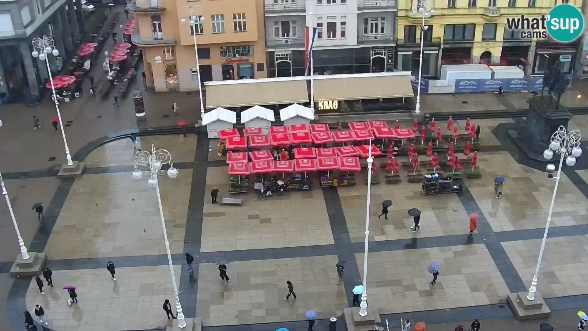 LIVE Webcam Zagreb Hotel Dubrovnik | Ban Jelačić square
