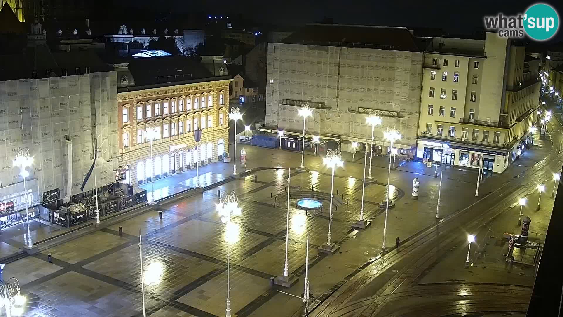 Plaza Ban Jelačić camera en vivo Zagreb – Hotel Dubrovnik