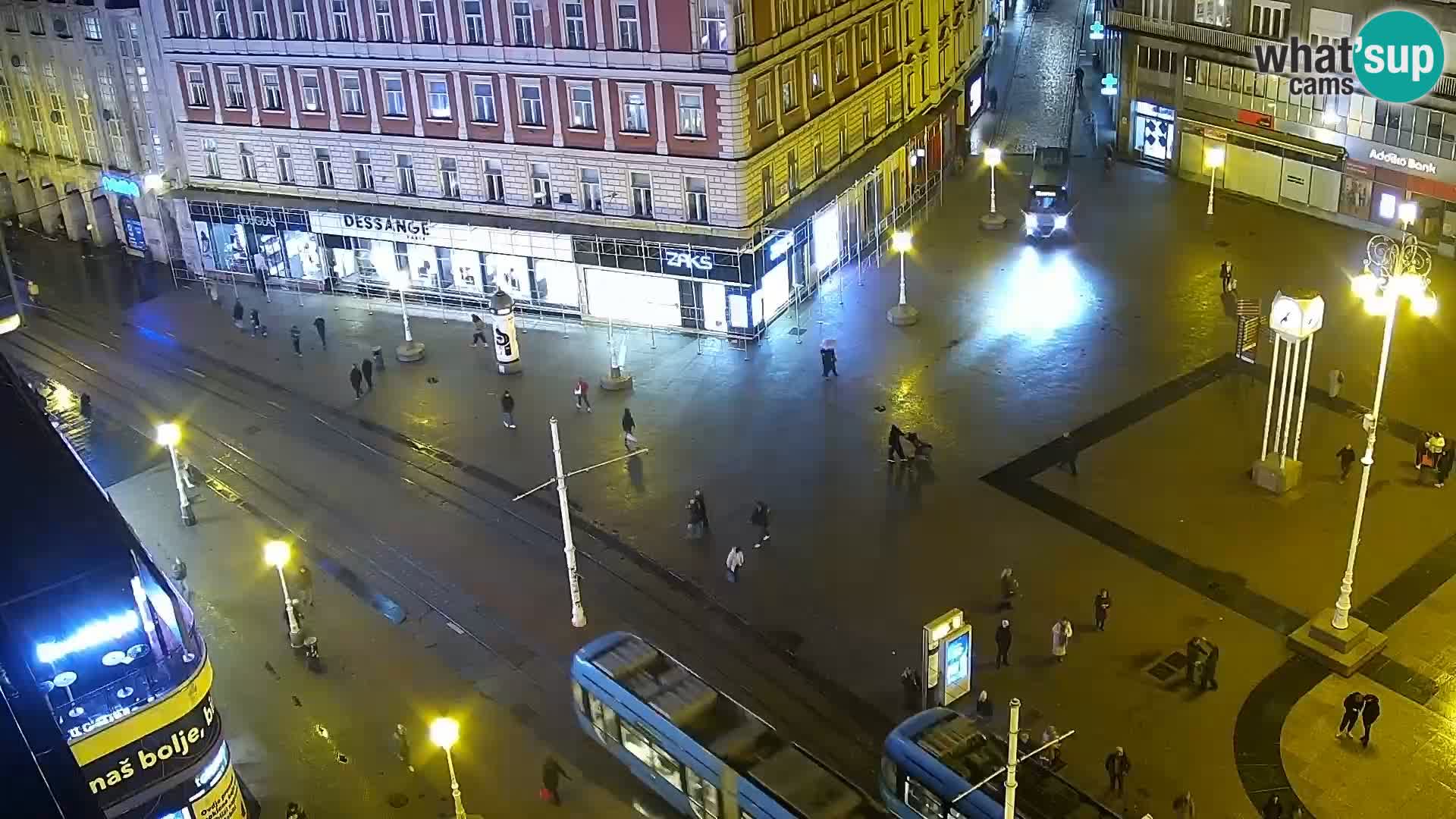 Plaza Ban Jelačić camera en vivo Zagreb – Hotel Dubrovnik