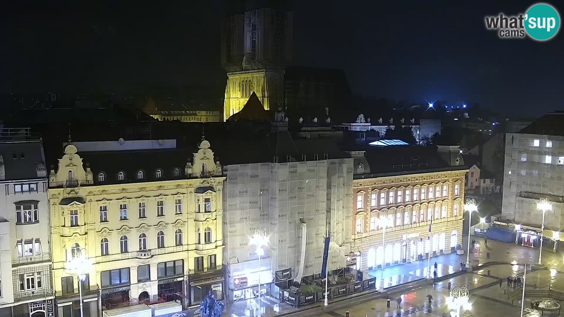 Ban Jelačić Platz  Live webcam Zagreb – Hotel Dubrovnik
