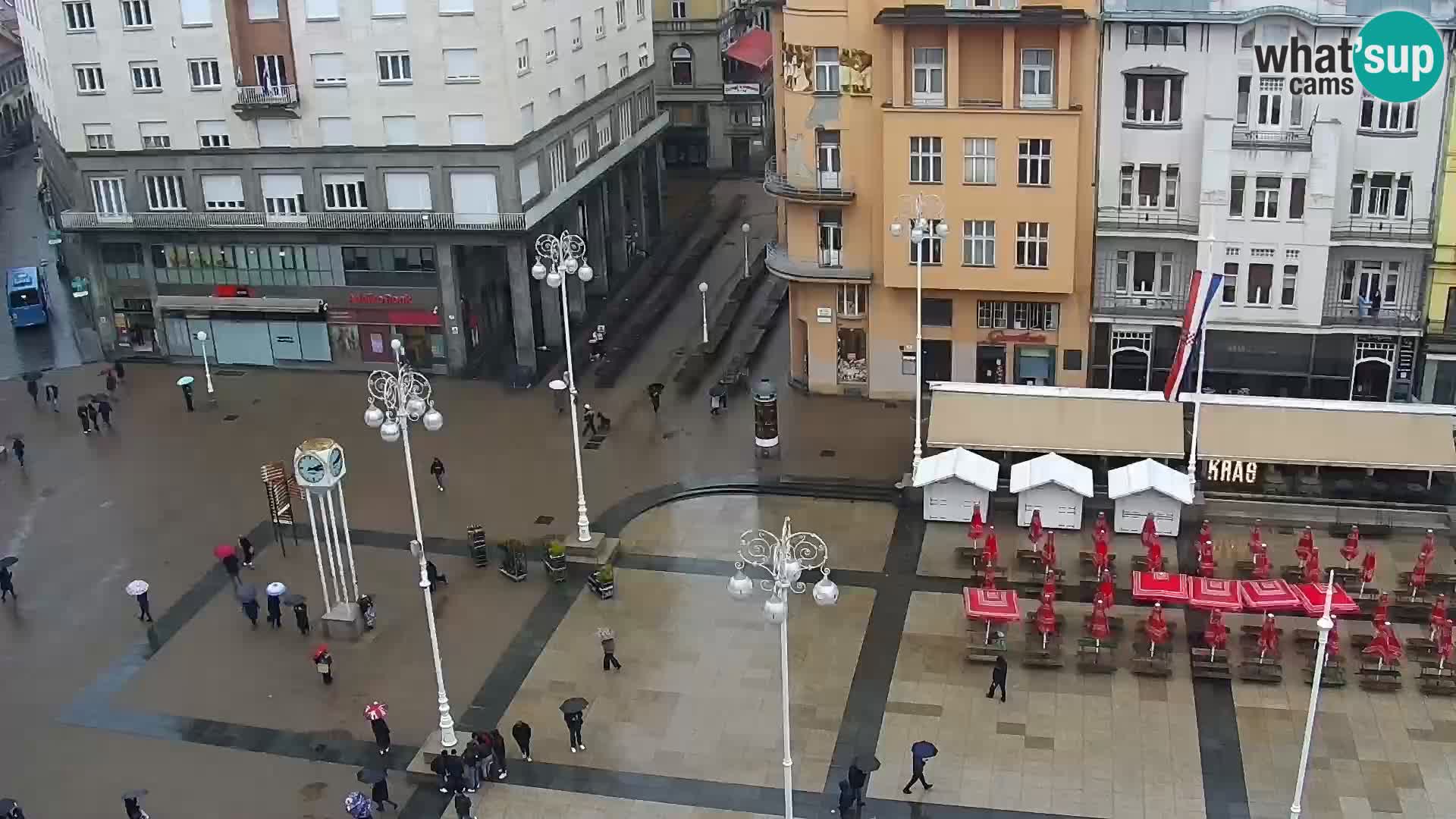 Piazza Ban Jelačić livecam Zagreb – Hotel Dubrovnik