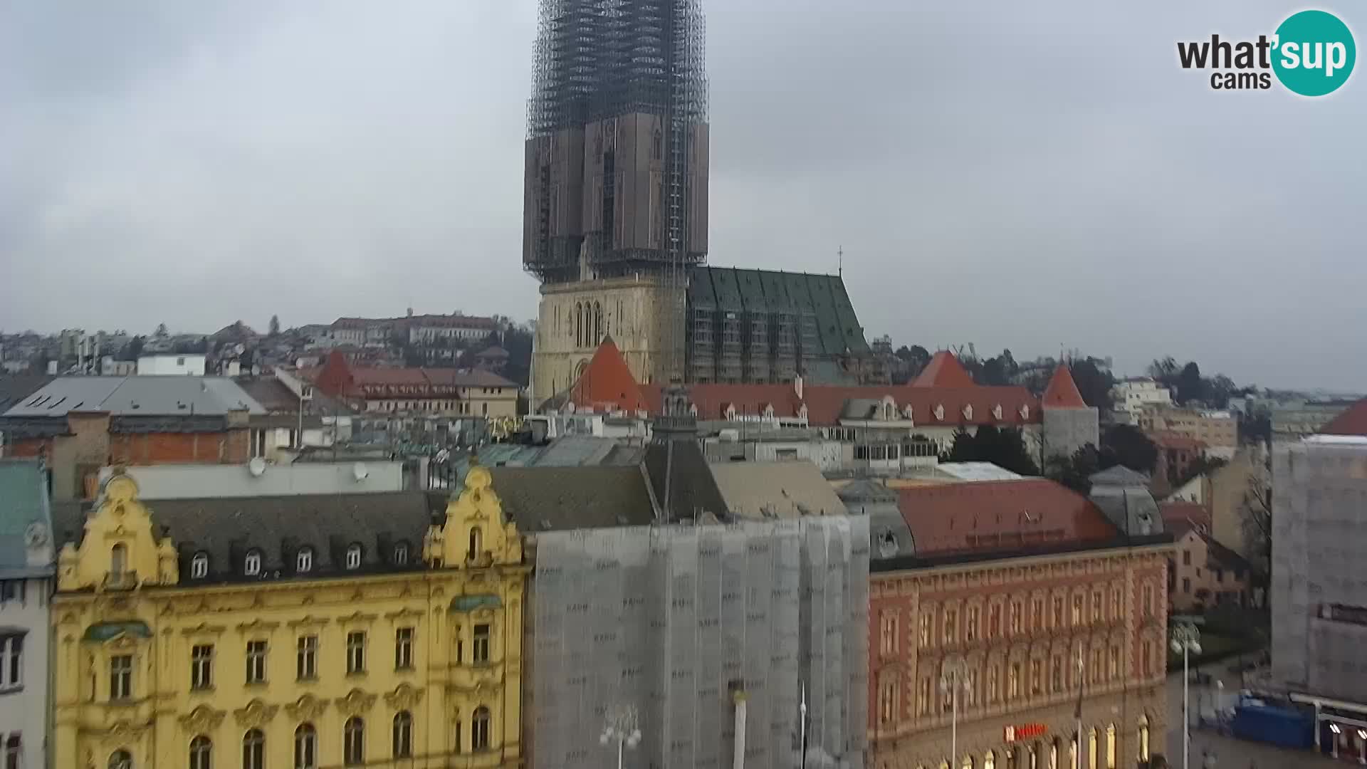 LIVE Webcam Zagreb Hotel Dubrovnik | Ban Jelačić square