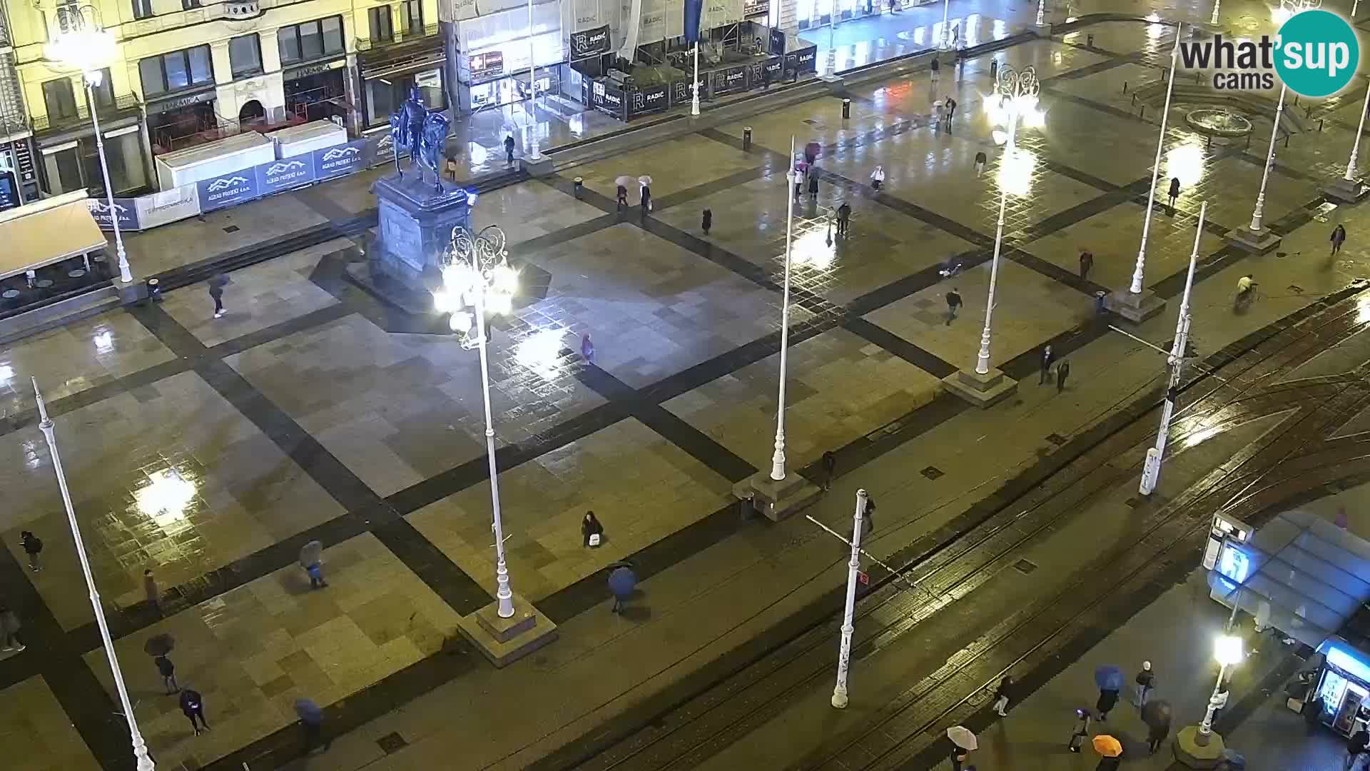 Plaza Ban Jelačić camera en vivo Zagreb – Hotel Dubrovnik