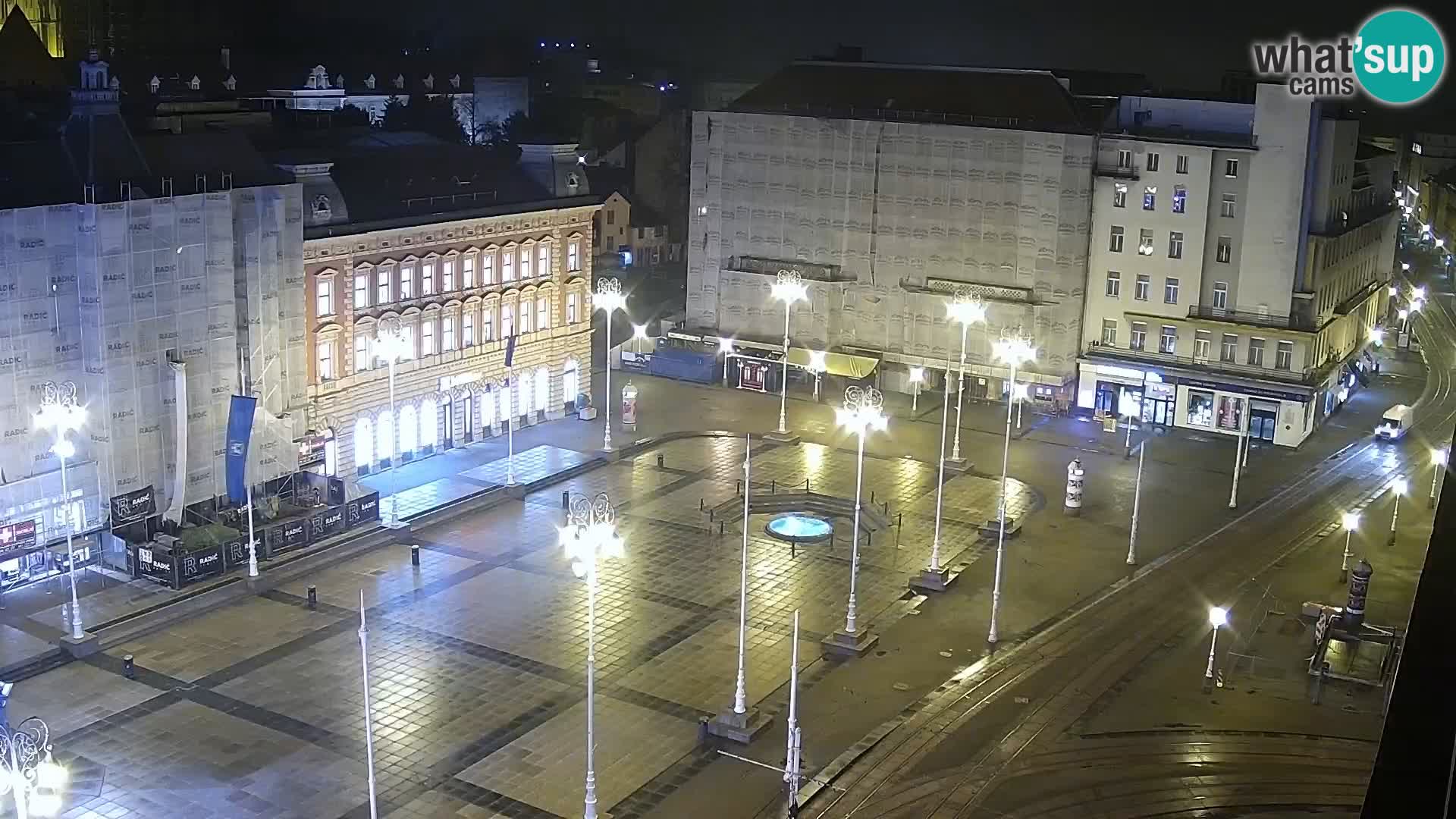 LIVE Webcam Zagreb Hotel Dubrovnik | Ban Jelačić square
