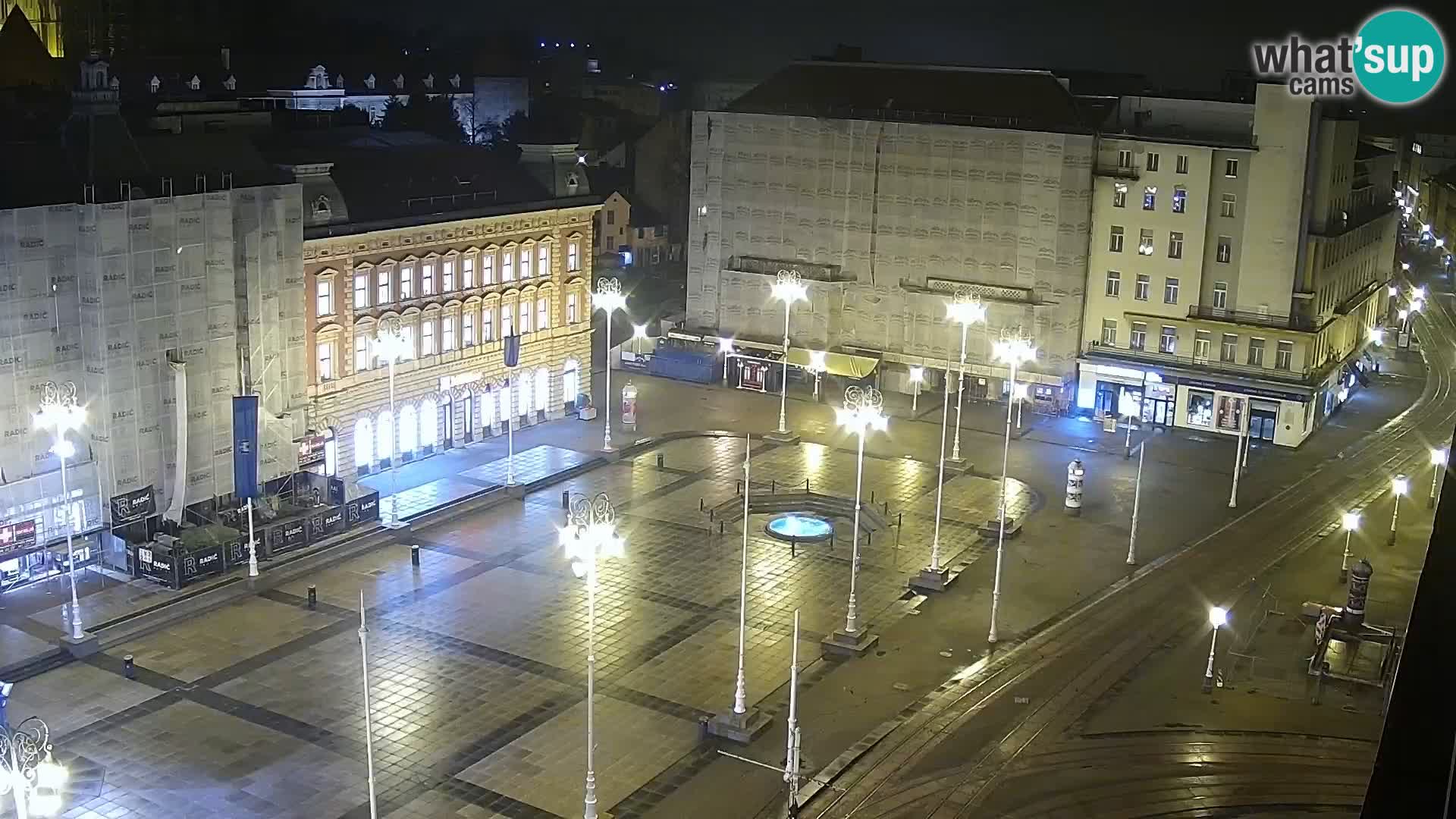 Ban Jelačić Platz  Live webcam Zagreb – Hotel Dubrovnik