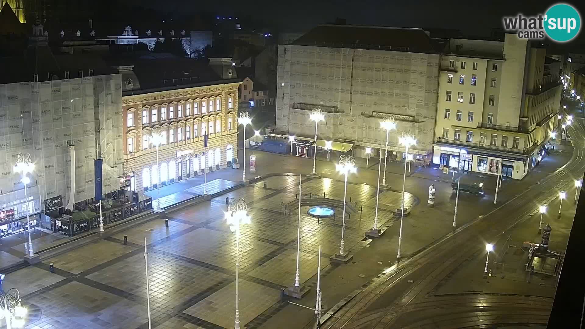Ban Jelačić Platz  Live webcam Zagreb – Hotel Dubrovnik