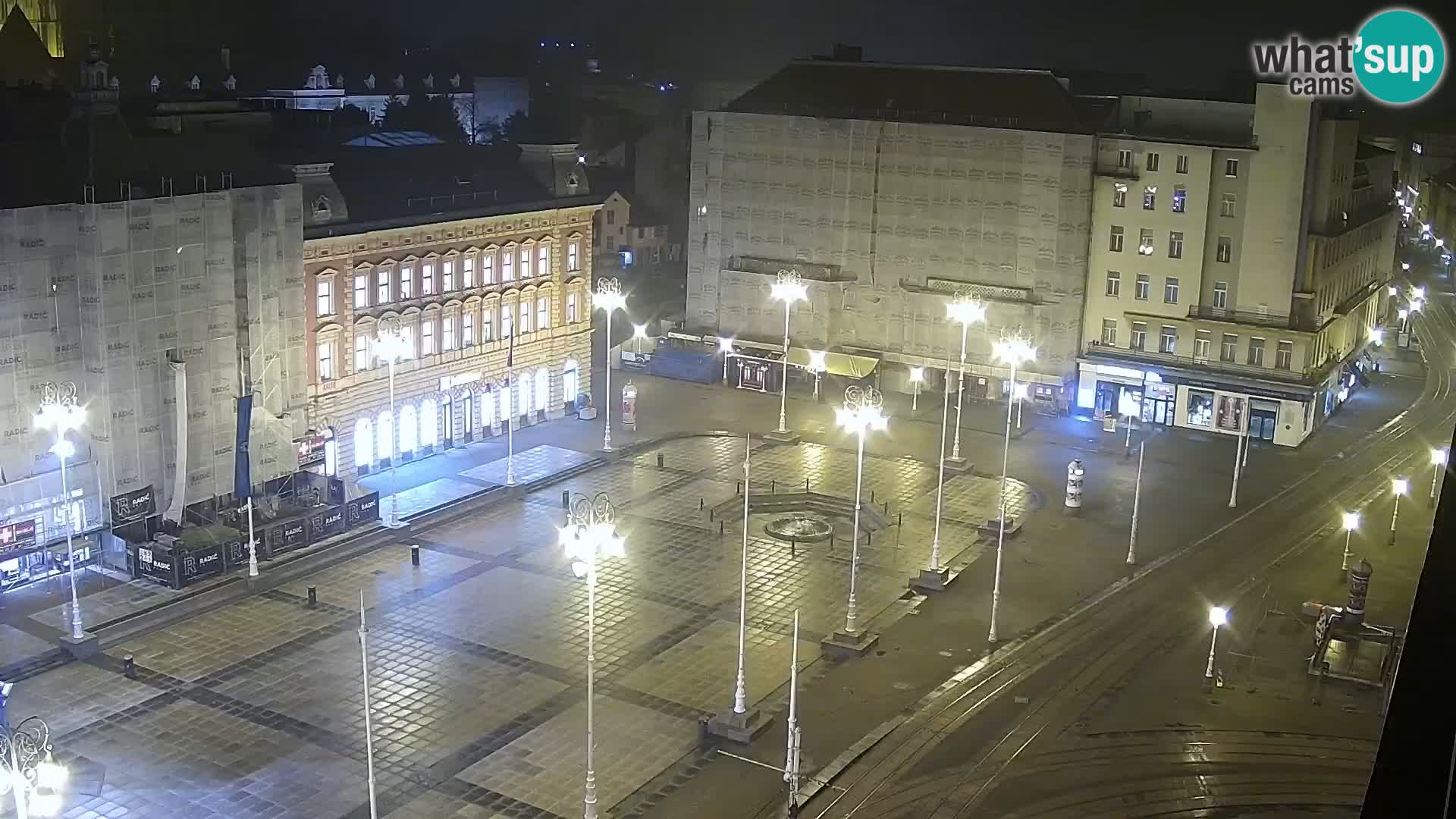 Plaza Ban Jelačić camera en vivo Zagreb – Hotel Dubrovnik