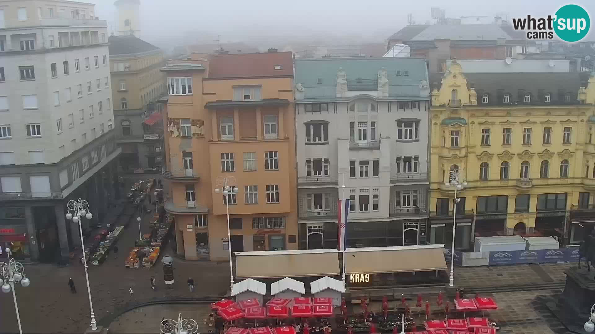 Ban Jelačić Platz  Live webcam Zagreb – Hotel Dubrovnik