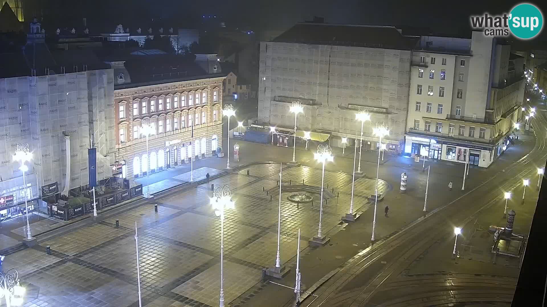 Plaza Ban Jelačić camera en vivo Zagreb – Hotel Dubrovnik