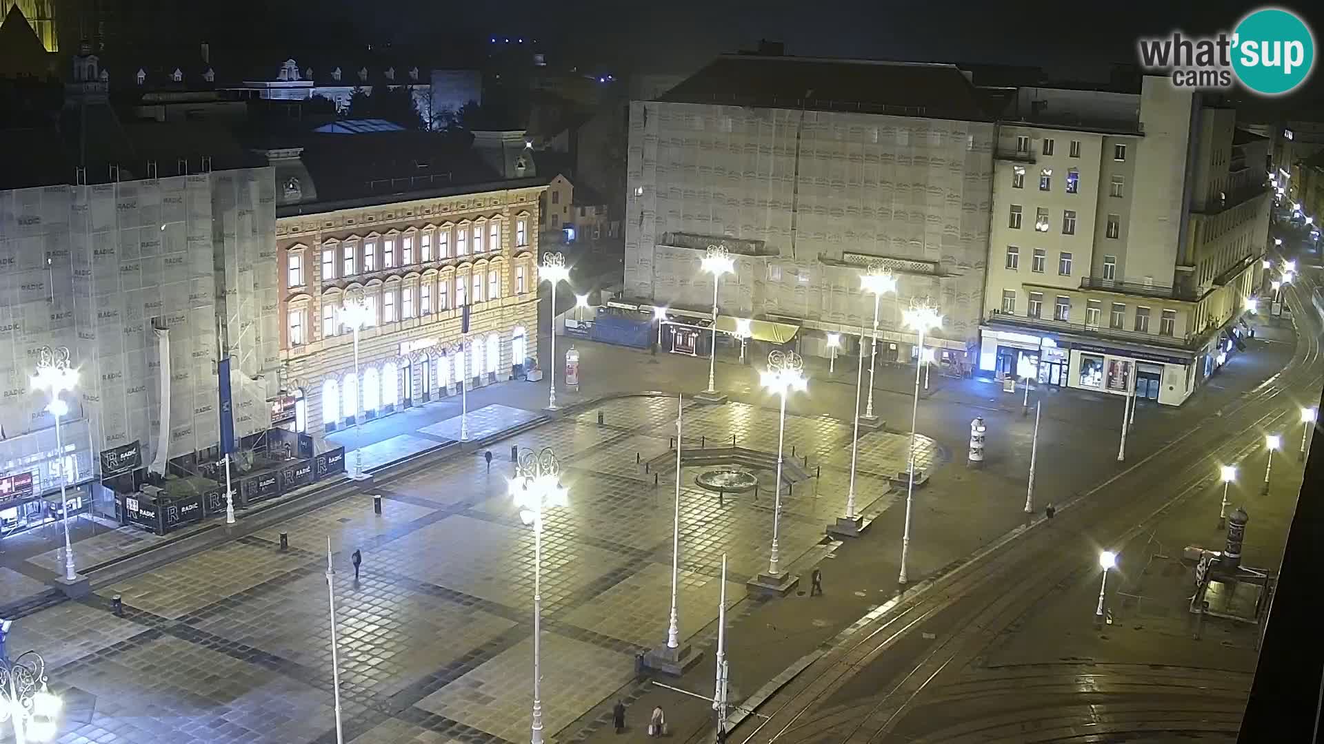 Plaza Ban Jelačić camera en vivo Zagreb – Hotel Dubrovnik