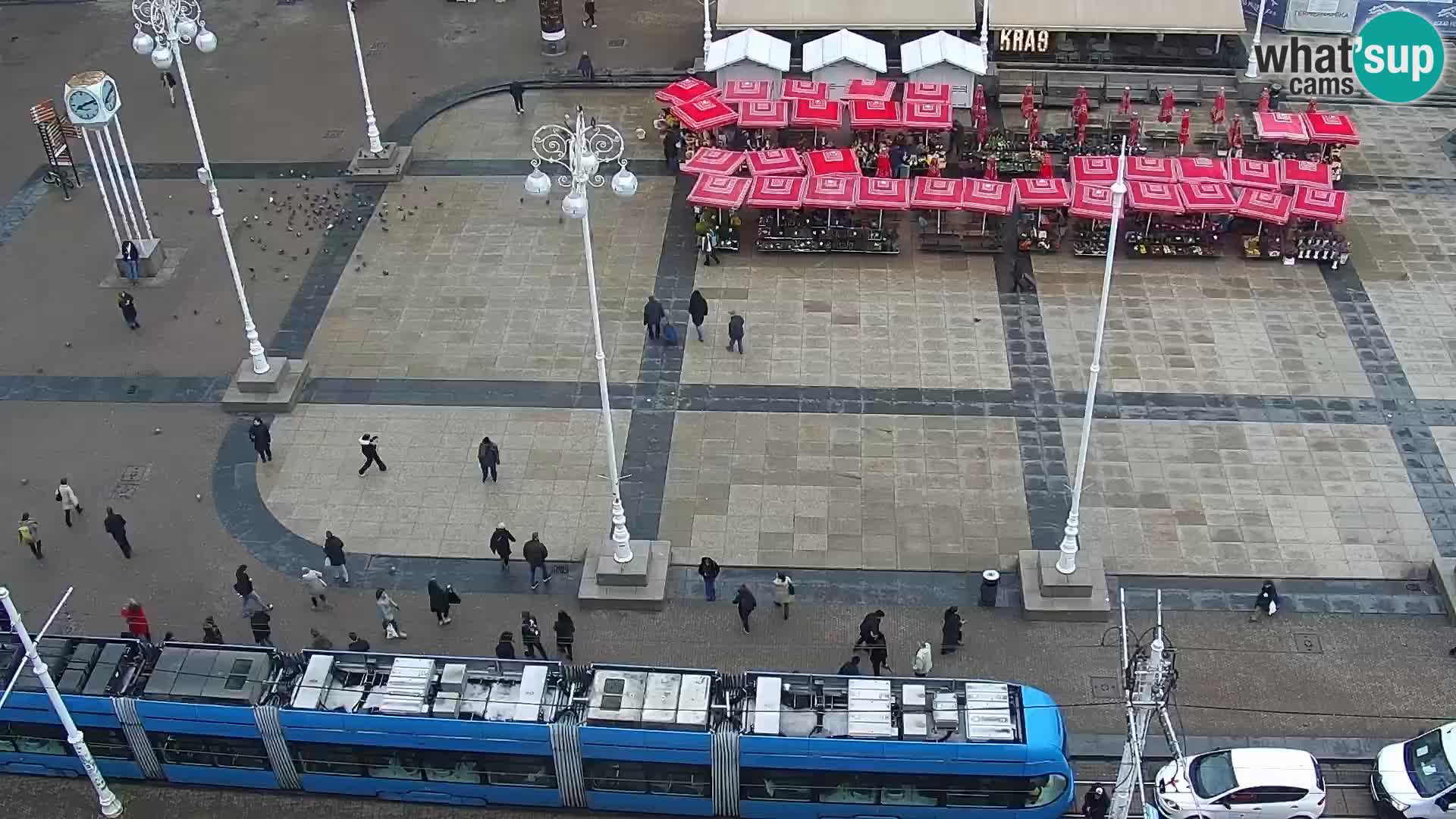 Plaza Ban Jelačić camera en vivo Zagreb – Hotel Dubrovnik