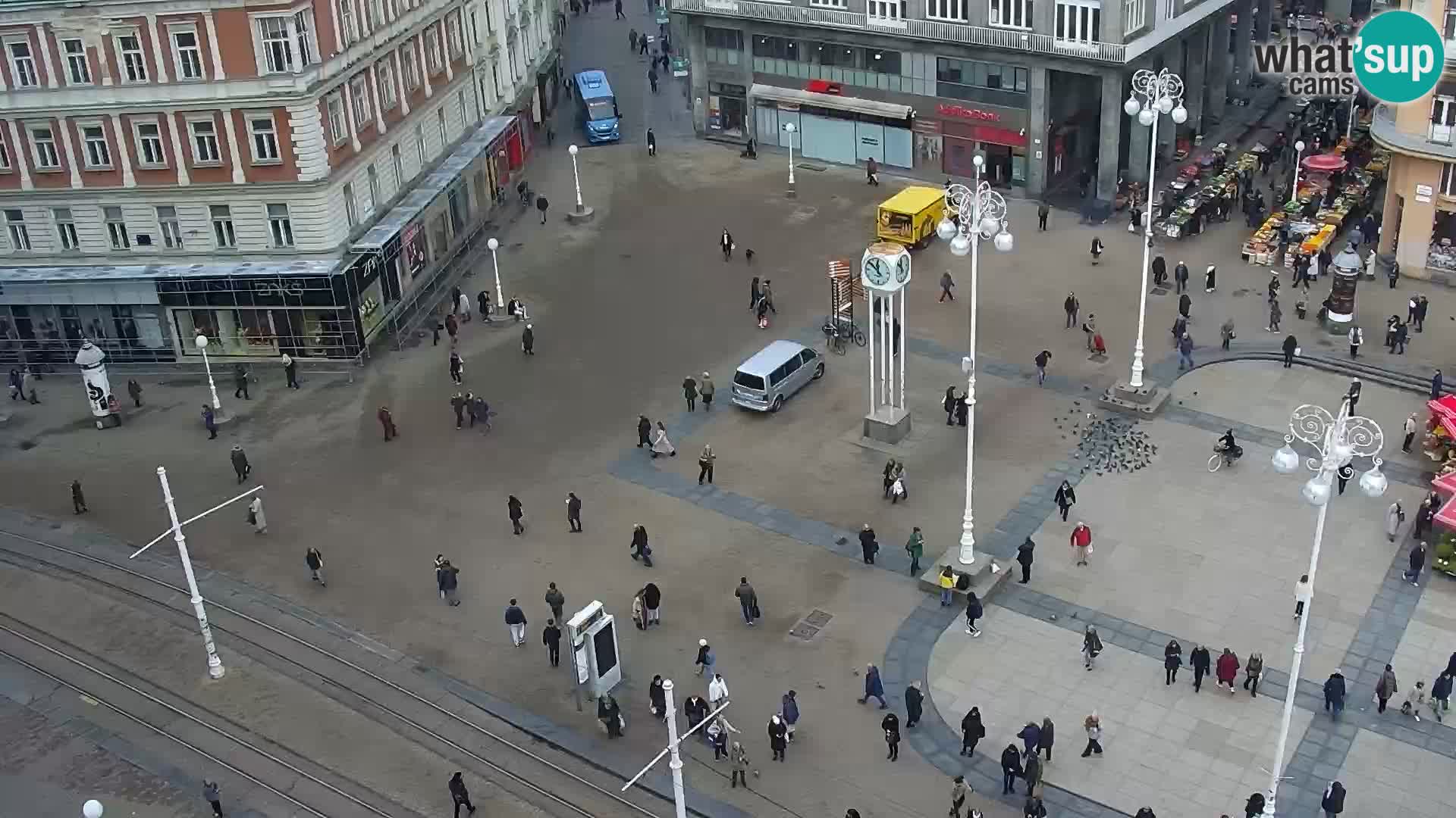 LIVE Webcam Zagreb Hotel Dubrovnik | Ban Jelačić square