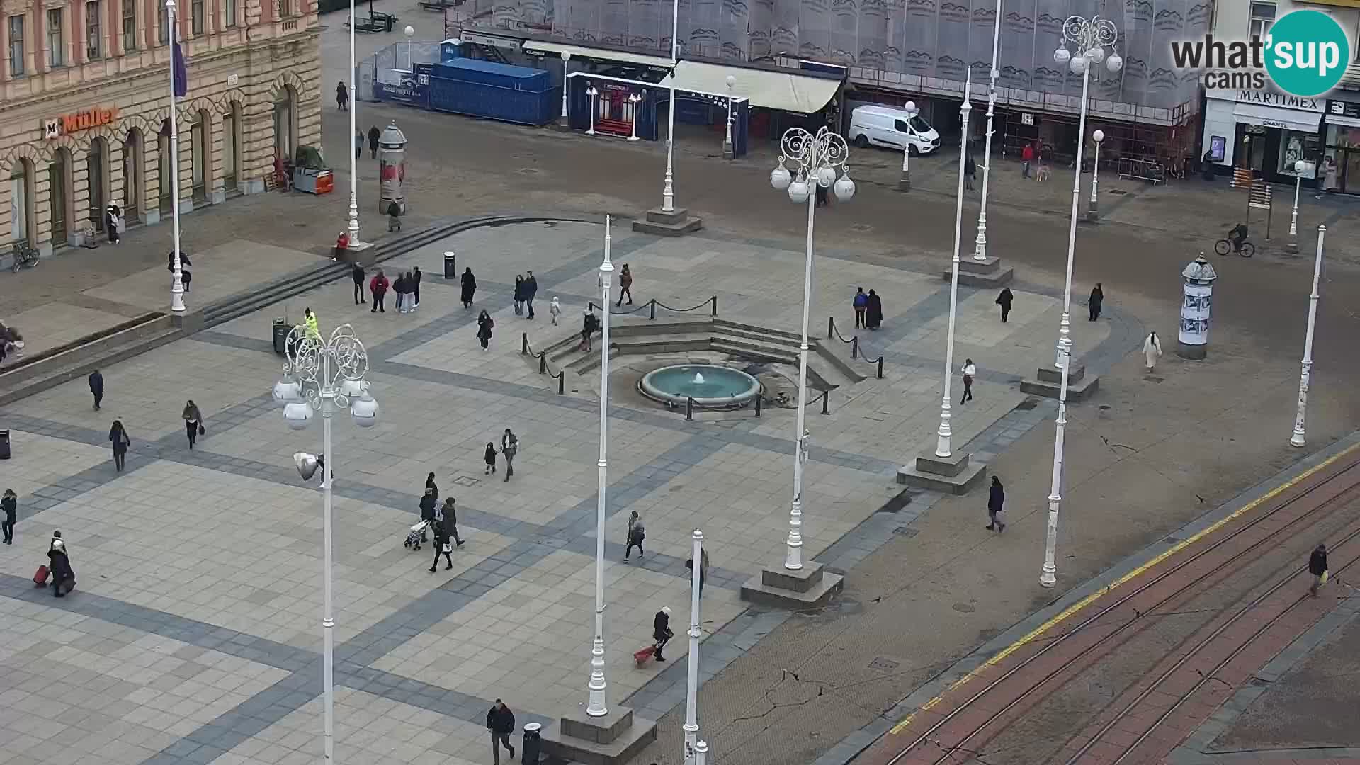 Ban Jelačić live cam Zagreb – Hotel Dubrovnik