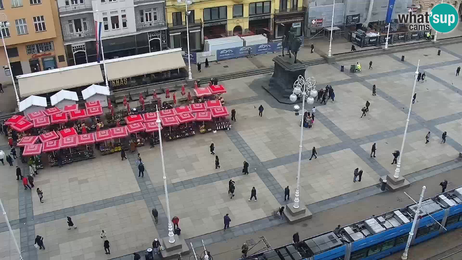 Ban Jelačić live cam Zagreb – Hotel Dubrovnik