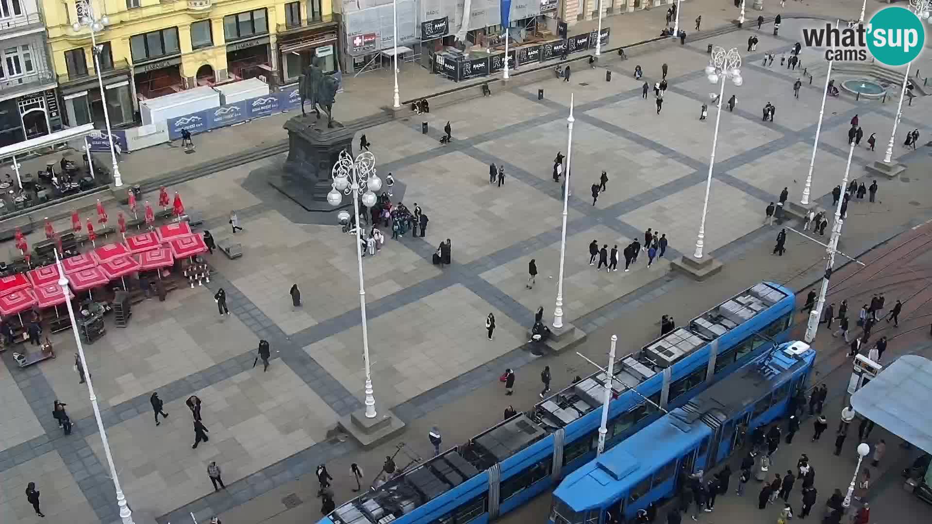 Plaza Ban Jelačić camera en vivo Zagreb – Hotel Dubrovnik