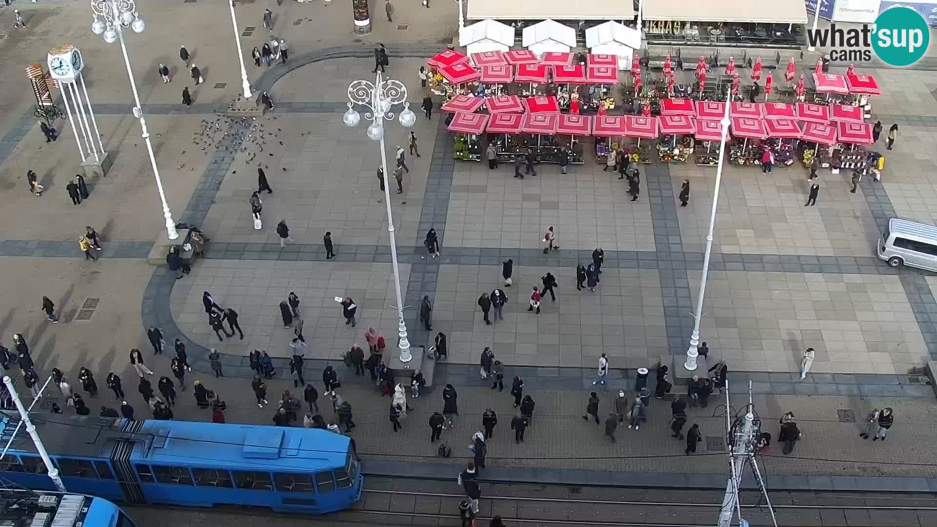 Piazza Ban Jelačić livecam Zagreb – Hotel Dubrovnik