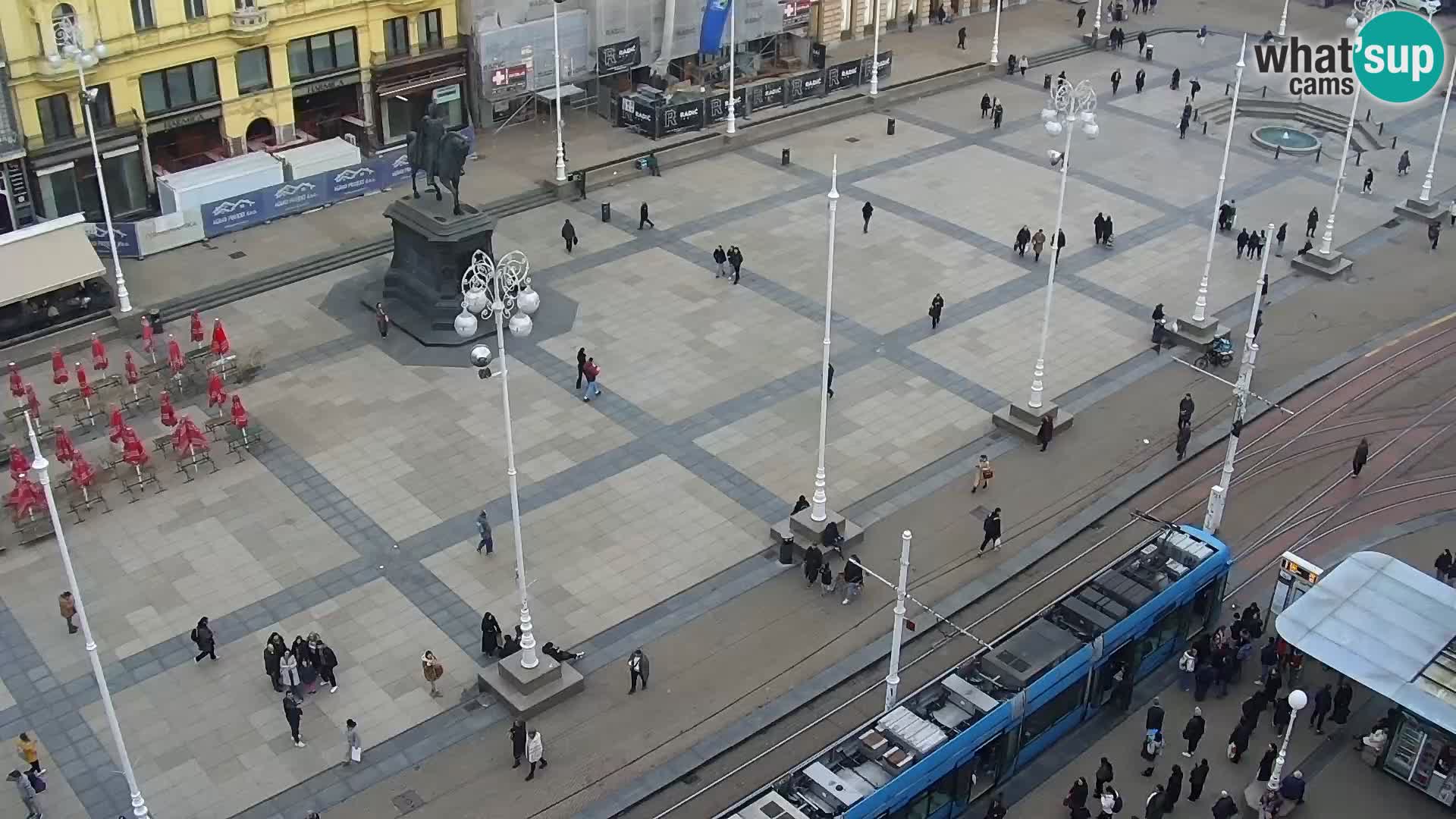 LIVE Webcam Zagreb Hotel Dubrovnik | Ban Jelačić square