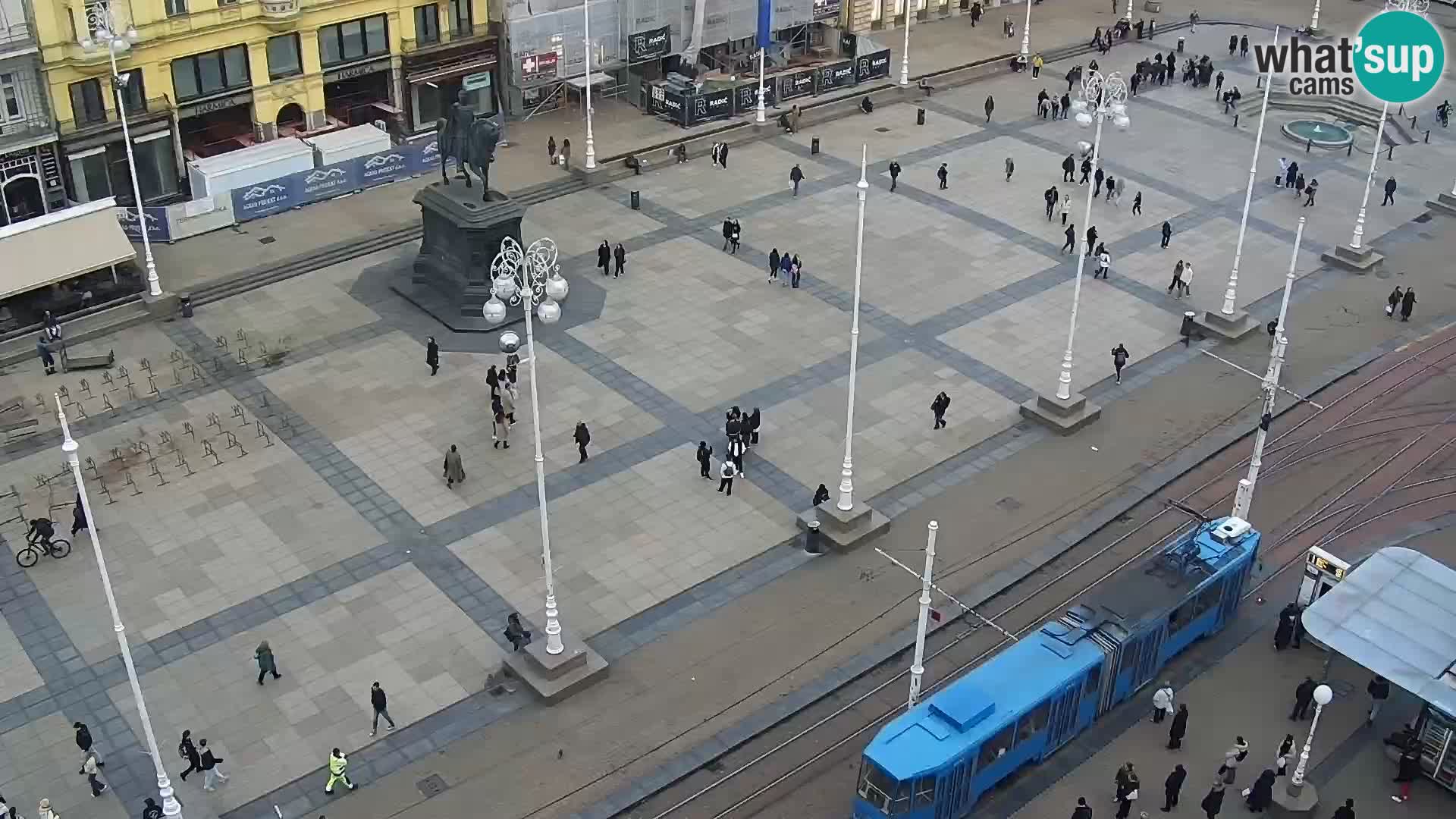 Ban Jelačić Platz  Live webcam Zagreb – Hotel Dubrovnik