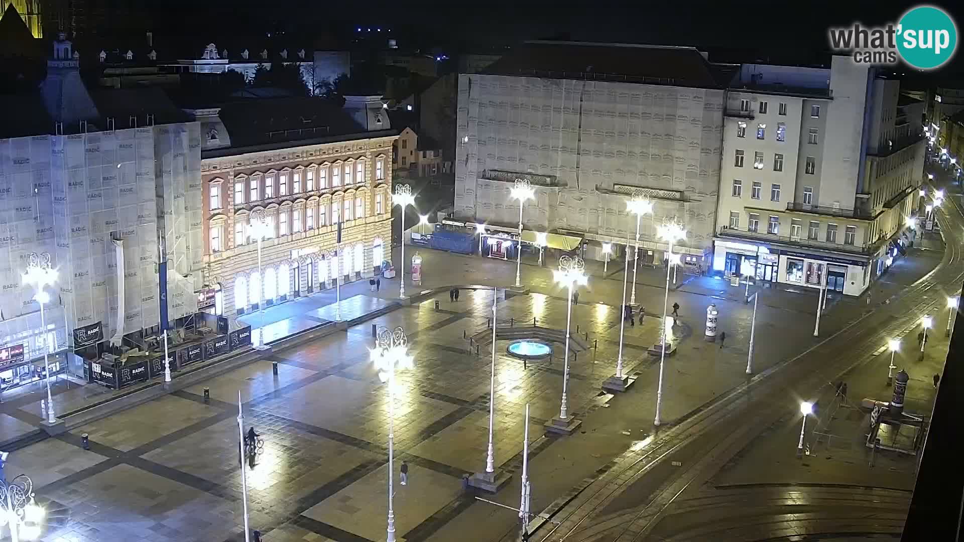 Piazza Ban Jelačić livecam Zagreb – Hotel Dubrovnik