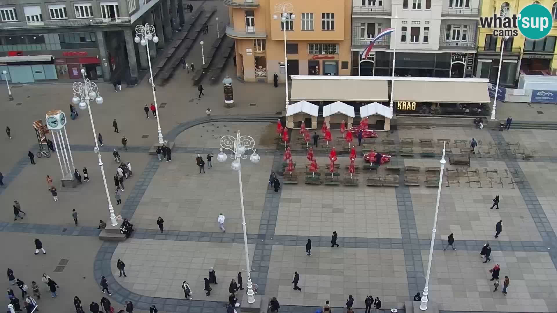 Ban Jelačić live cam Zagreb – Hotel Dubrovnik