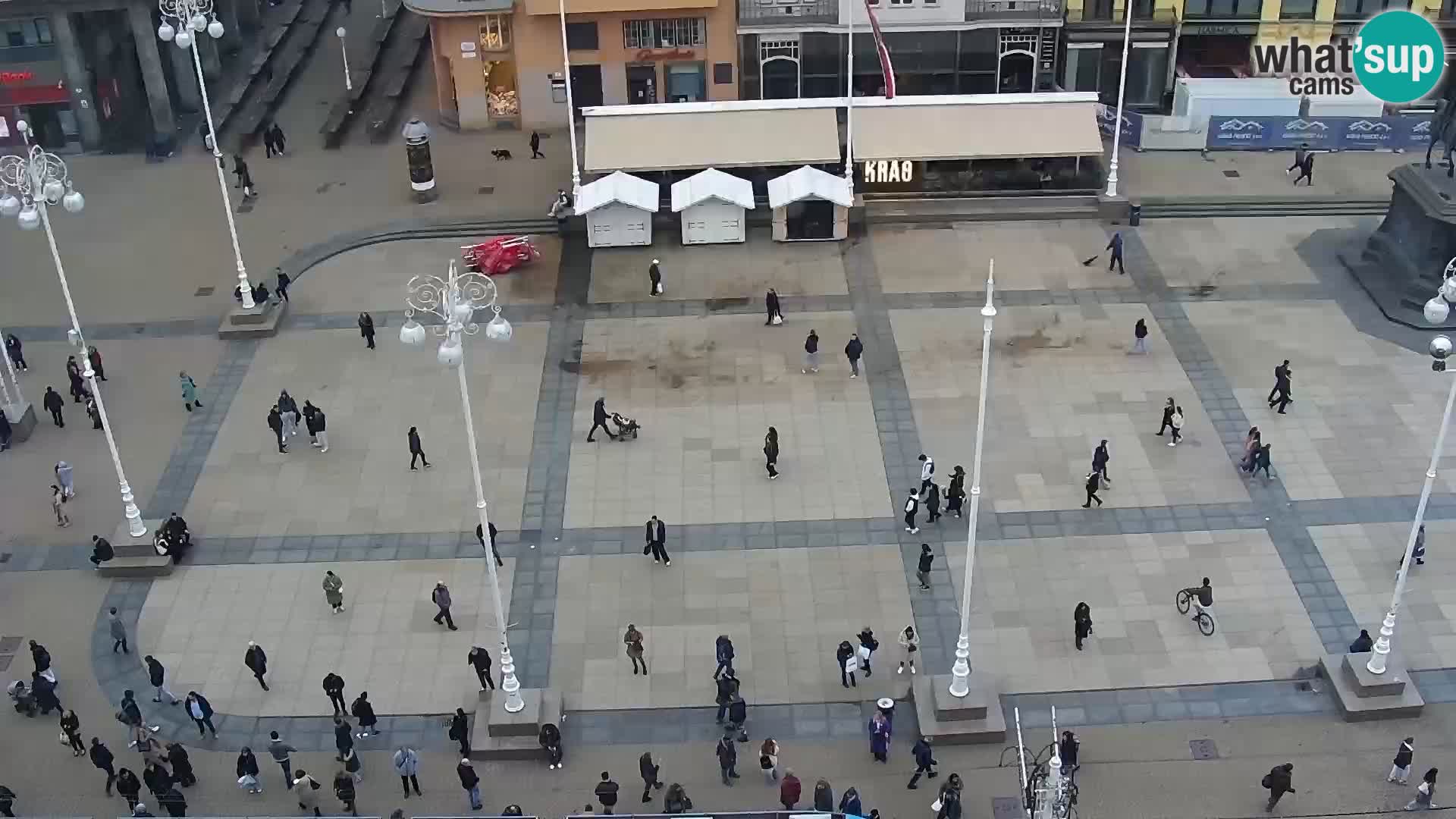 Plaza Ban Jelačić camera en vivo Zagreb – Hotel Dubrovnik