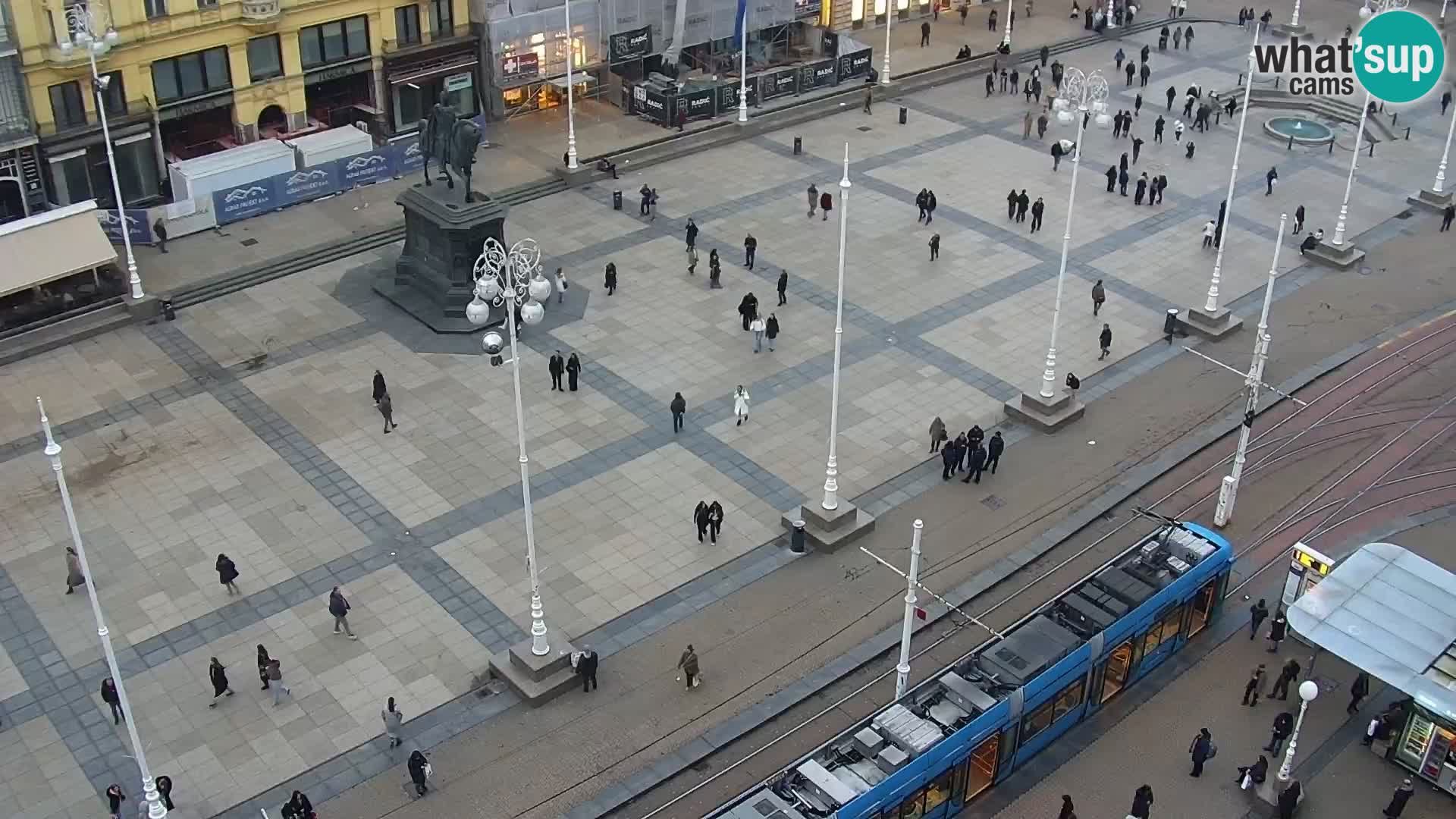 Ban Jelačić Platz  Live webcam Zagreb – Hotel Dubrovnik