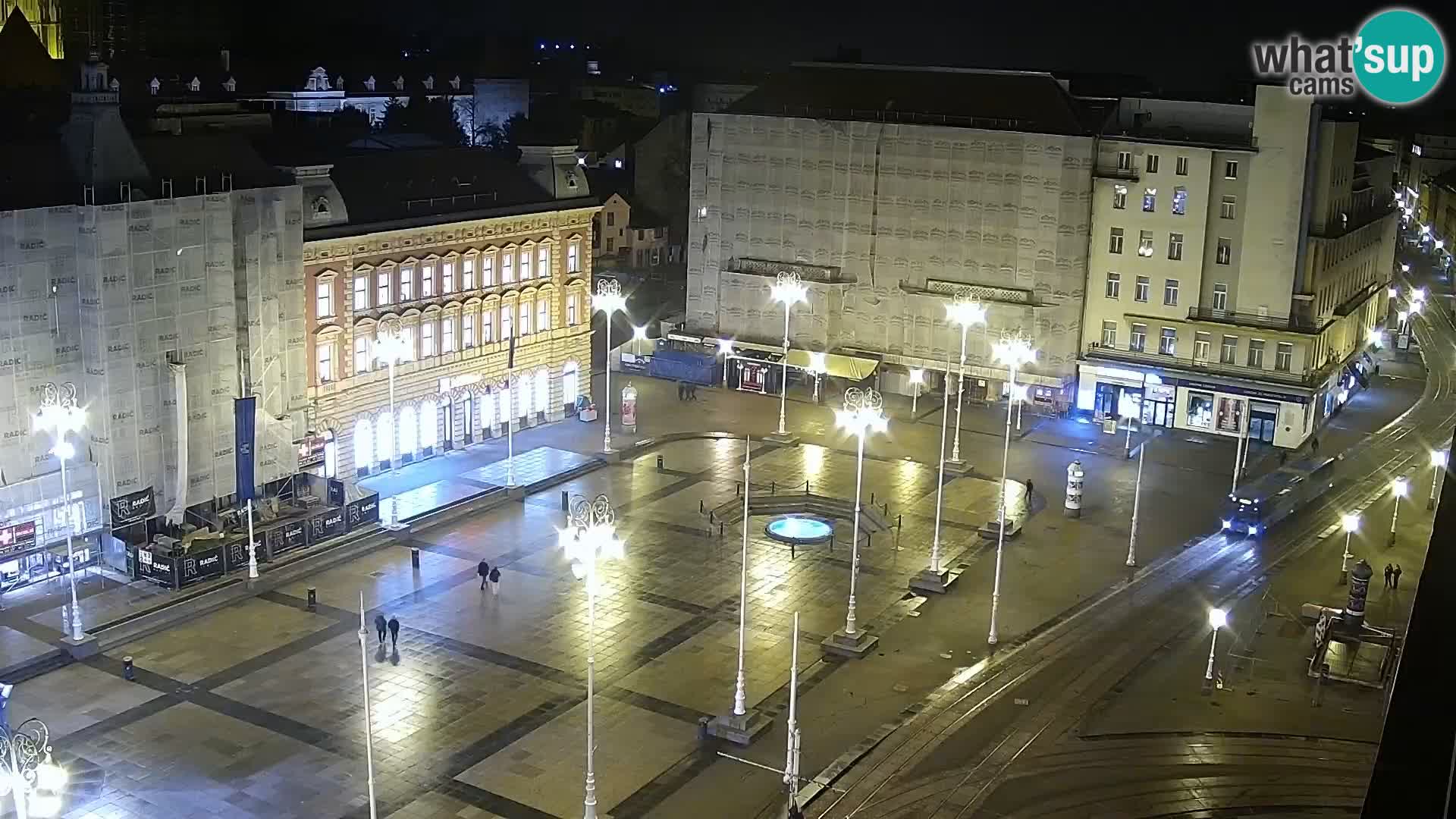 Piazza Ban Jelačić livecam Zagreb – Hotel Dubrovnik