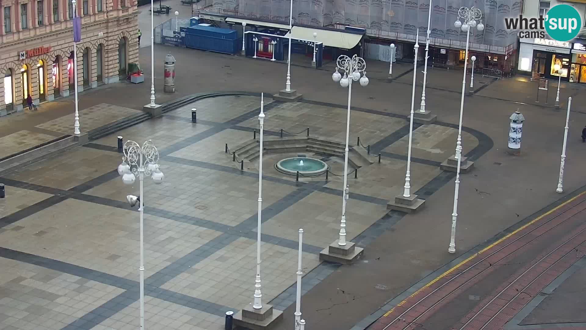 Piazza Ban Jelačić livecam Zagreb – Hotel Dubrovnik