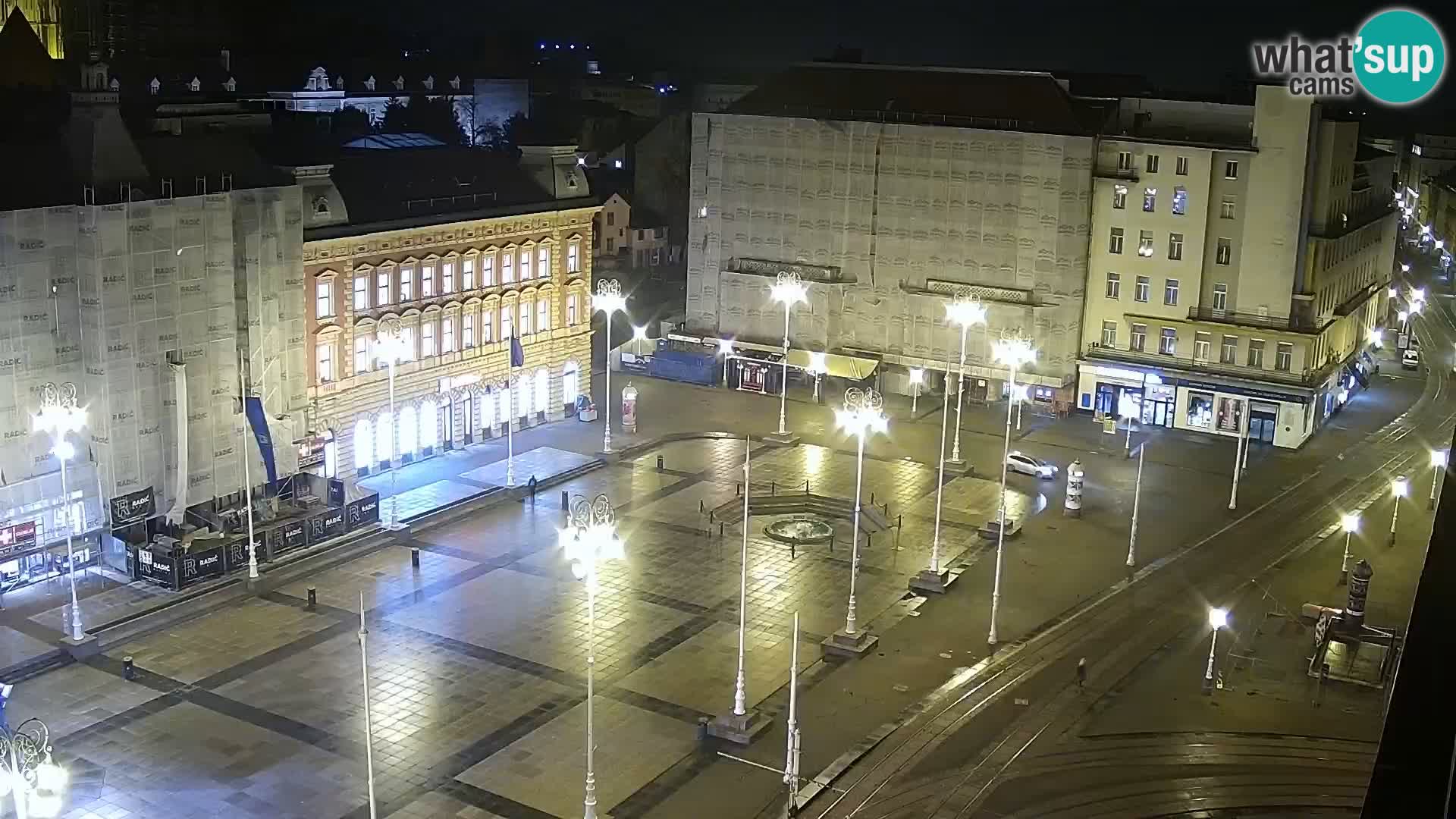 Plaza Ban Jelačić camera en vivo Zagreb – Hotel Dubrovnik