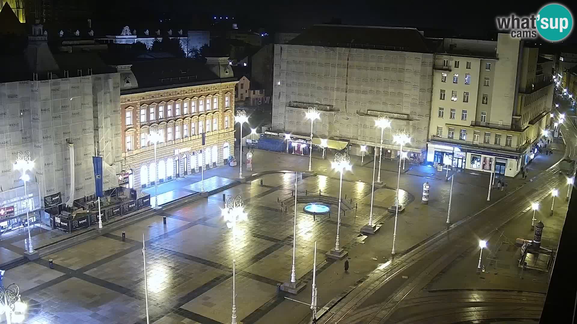 Piazza Ban Jelačić livecam Zagreb – Hotel Dubrovnik