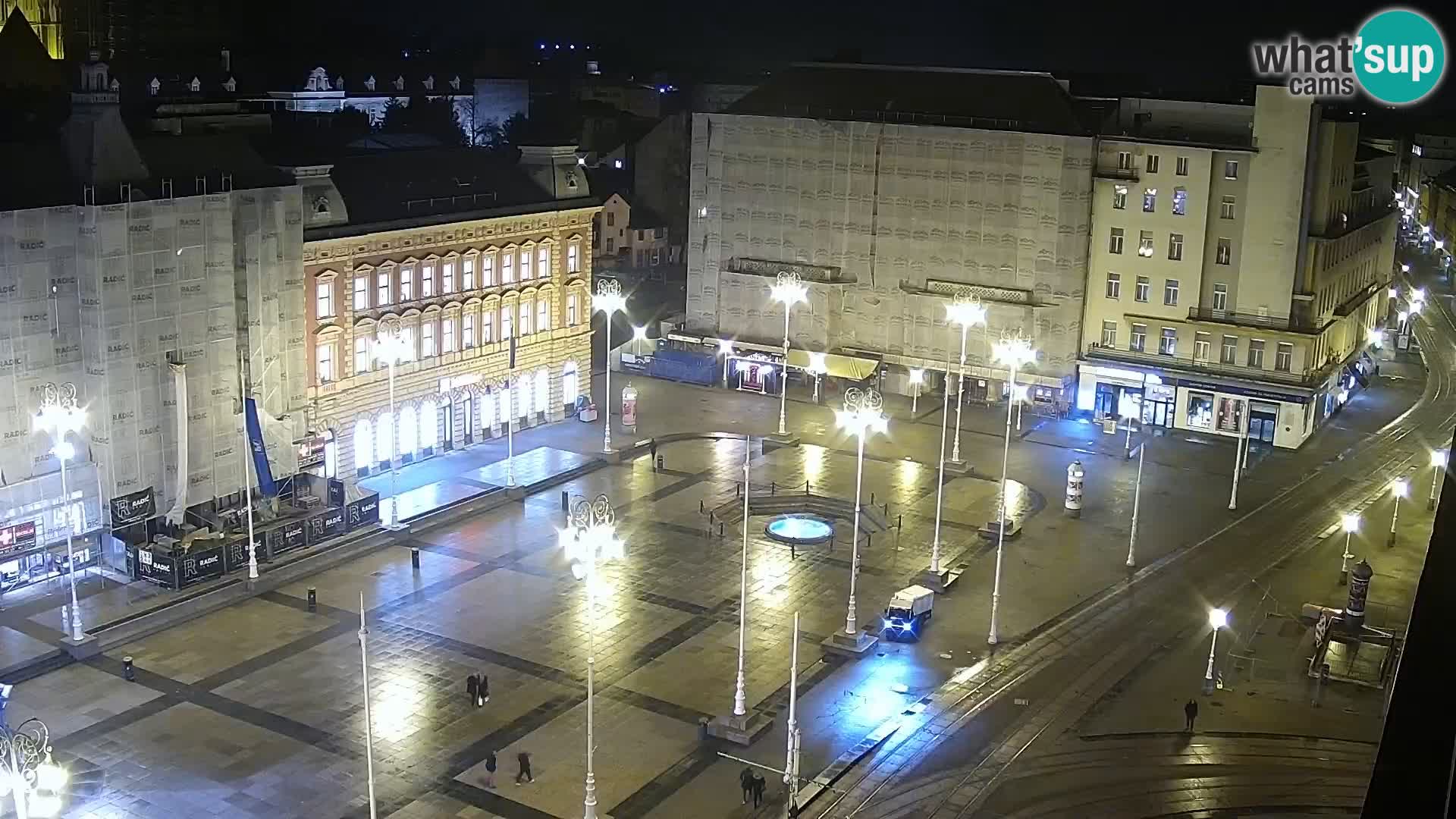 Ban Jelačić Platz  Live webcam Zagreb – Hotel Dubrovnik