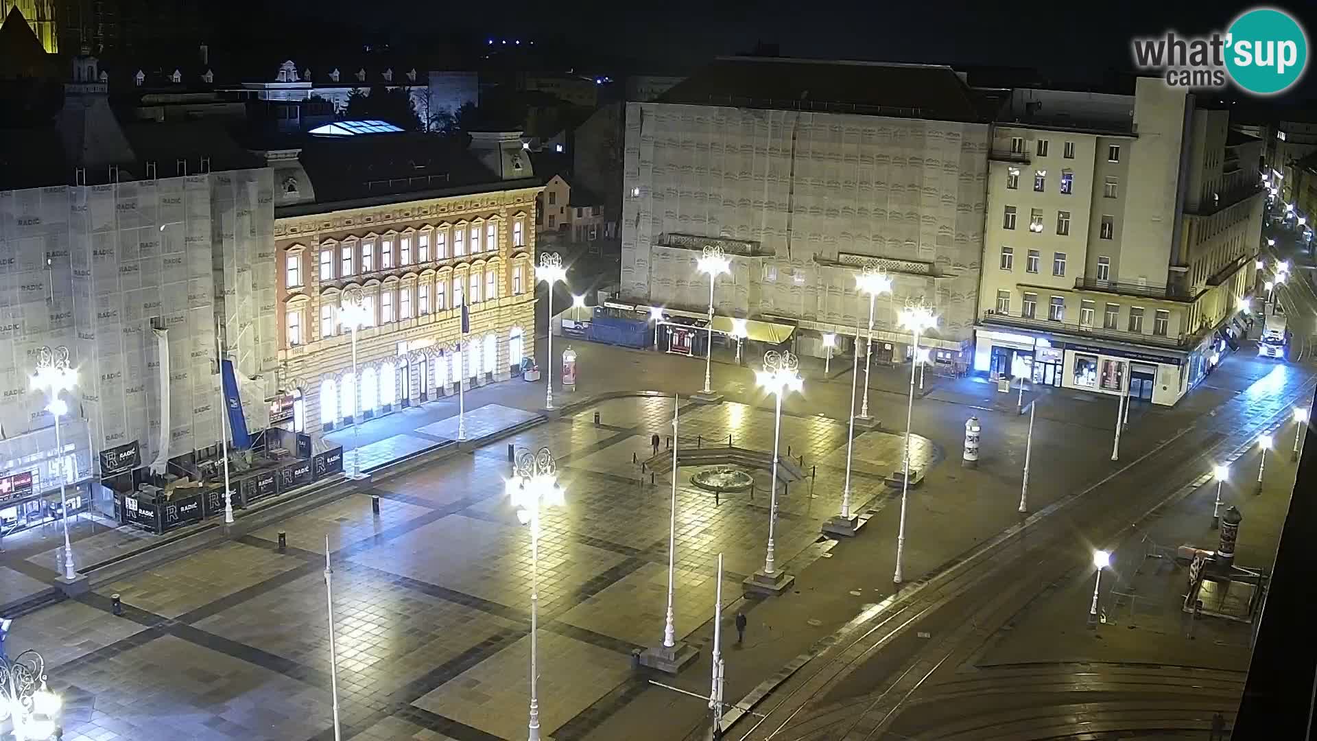 Plaza Ban Jelačić camera en vivo Zagreb – Hotel Dubrovnik