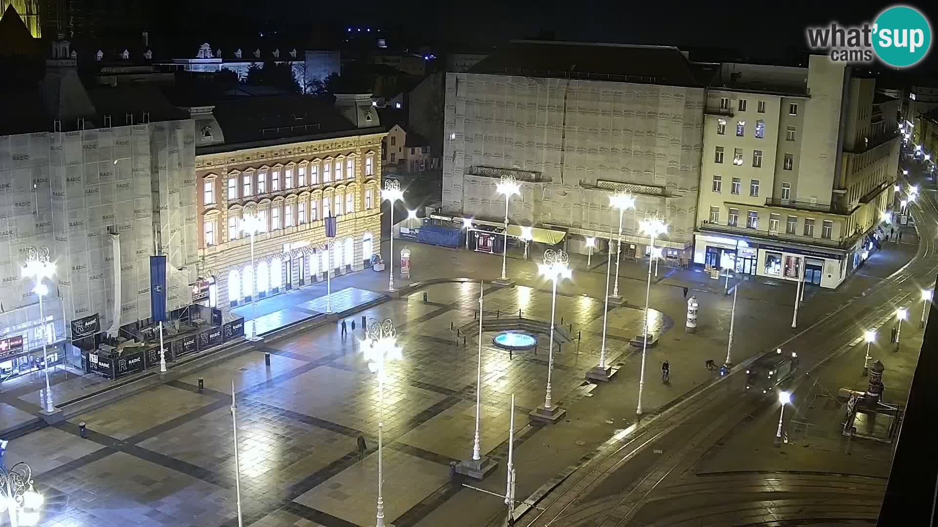 Ban Jelačić Platz  Live webcam Zagreb – Hotel Dubrovnik