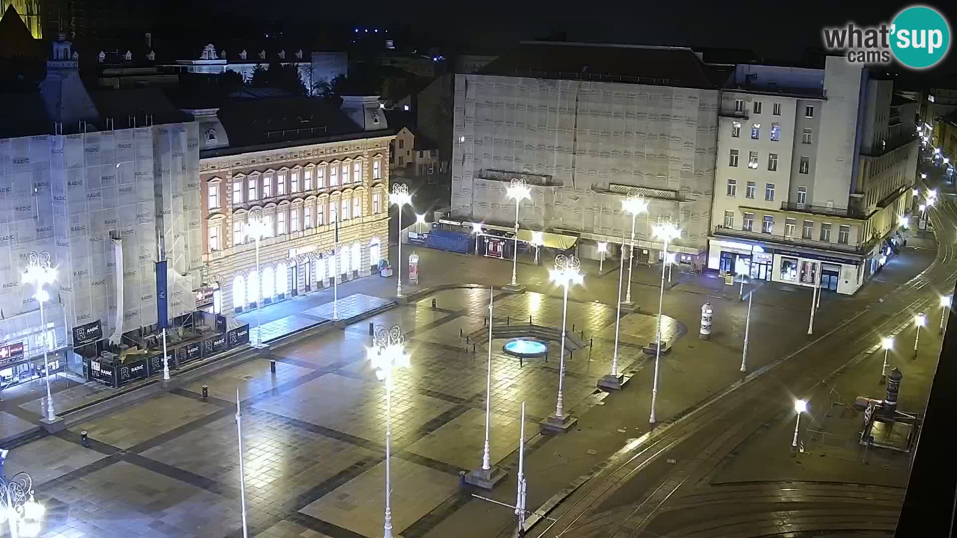 Plaza Ban Jelačić camera en vivo Zagreb – Hotel Dubrovnik