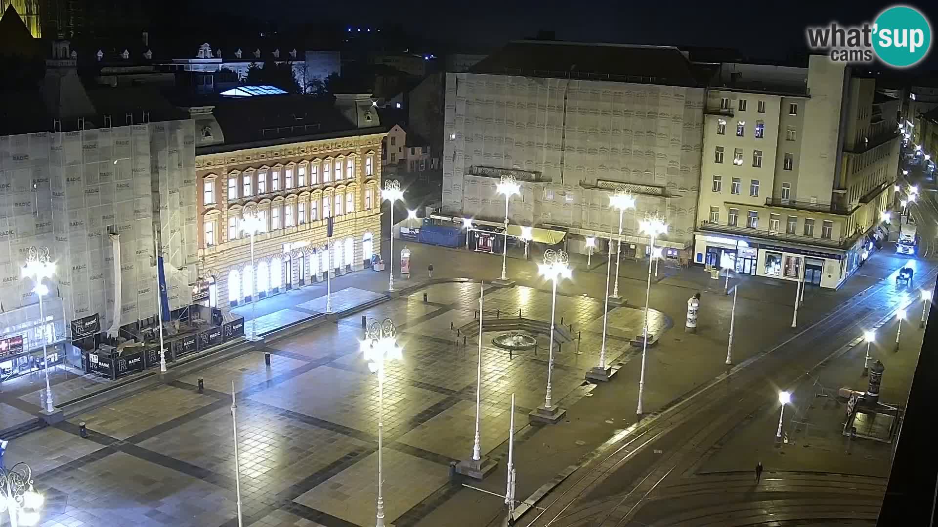 Plaza Ban Jelačić camera en vivo Zagreb – Hotel Dubrovnik