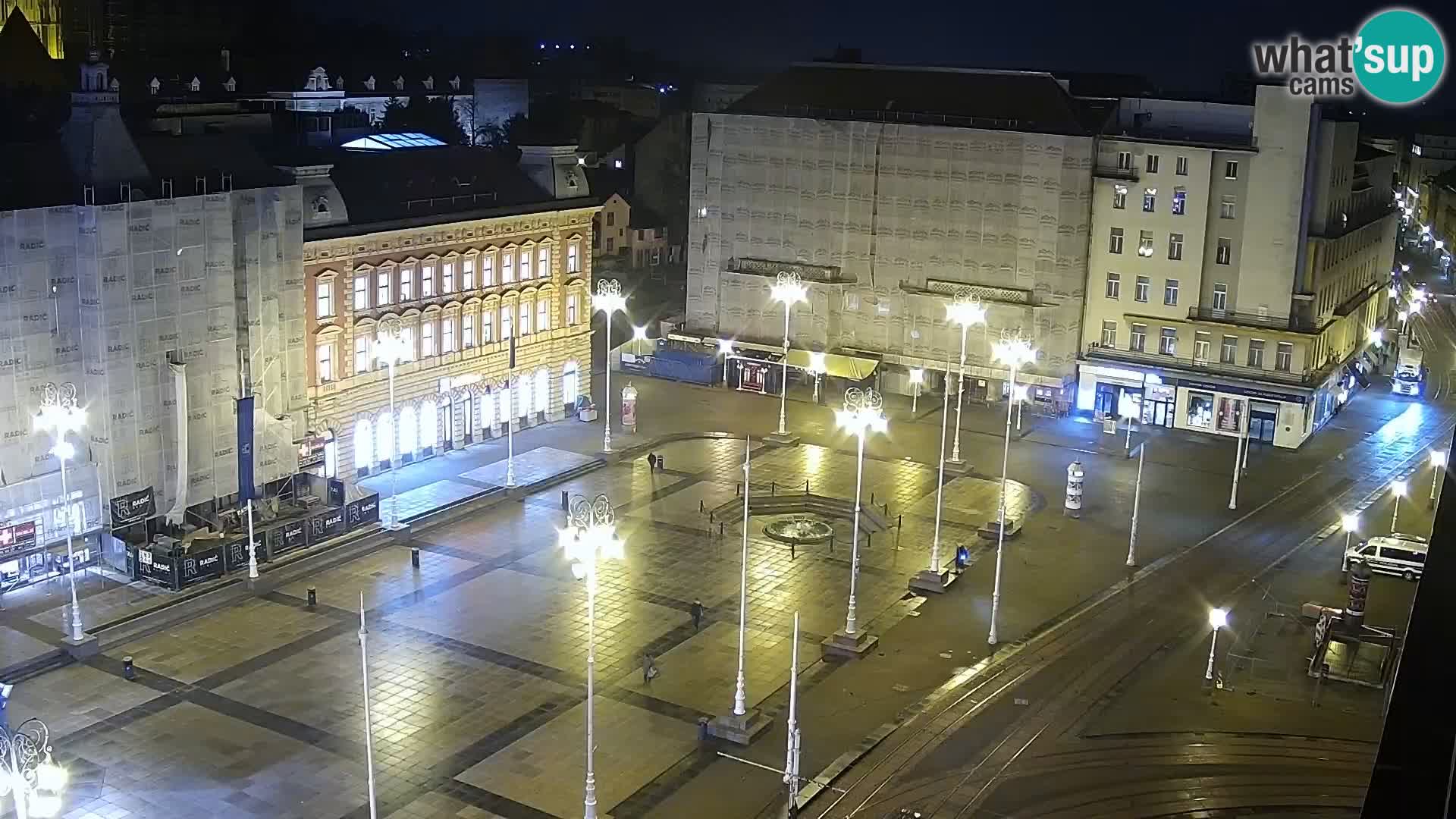 LIVE Webcam Zagreb Hotel Dubrovnik | Ban Jelačić square