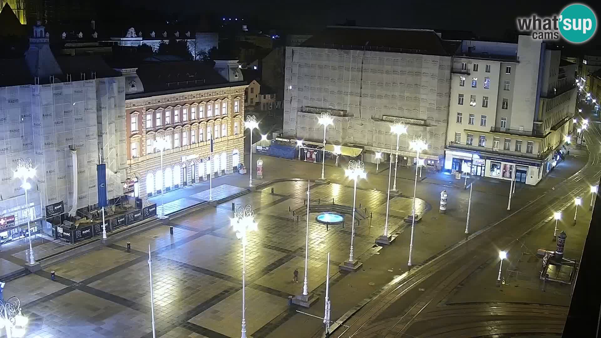 Ban Jelačić Platz  Live webcam Zagreb – Hotel Dubrovnik