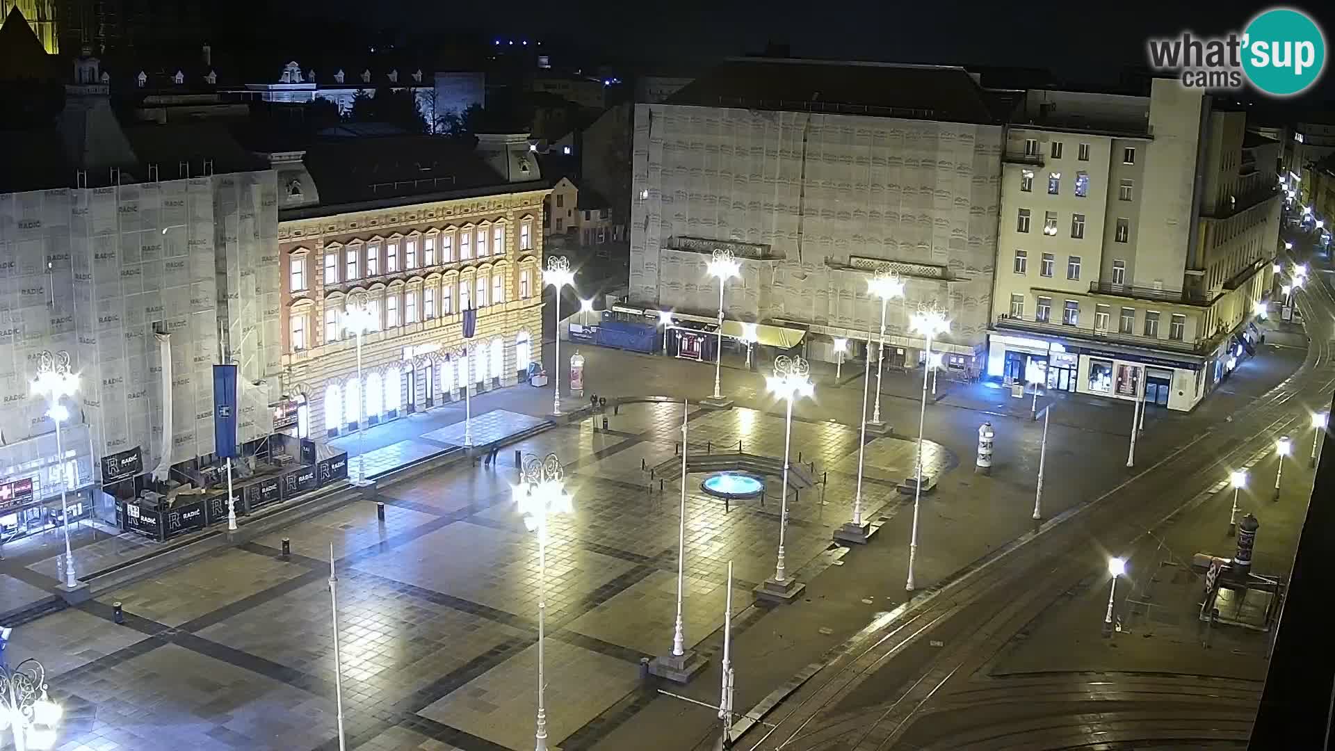 Plaza Ban Jelačić camera en vivo Zagreb – Hotel Dubrovnik