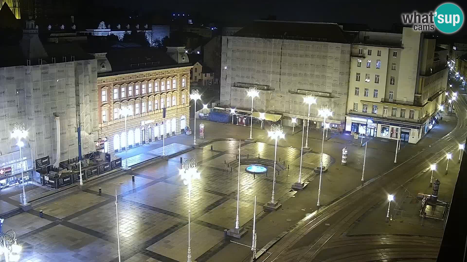 Ban Jelačić Platz  Live webcam Zagreb – Hotel Dubrovnik