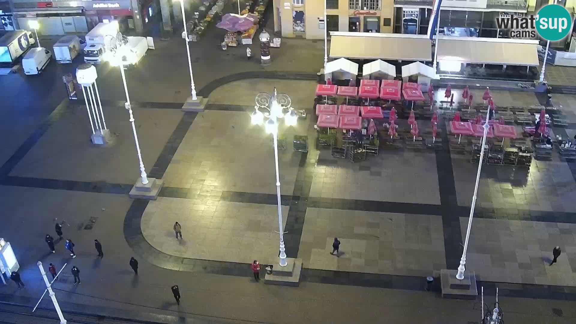 Plaza Ban Jelačić camera en vivo Zagreb – Hotel Dubrovnik