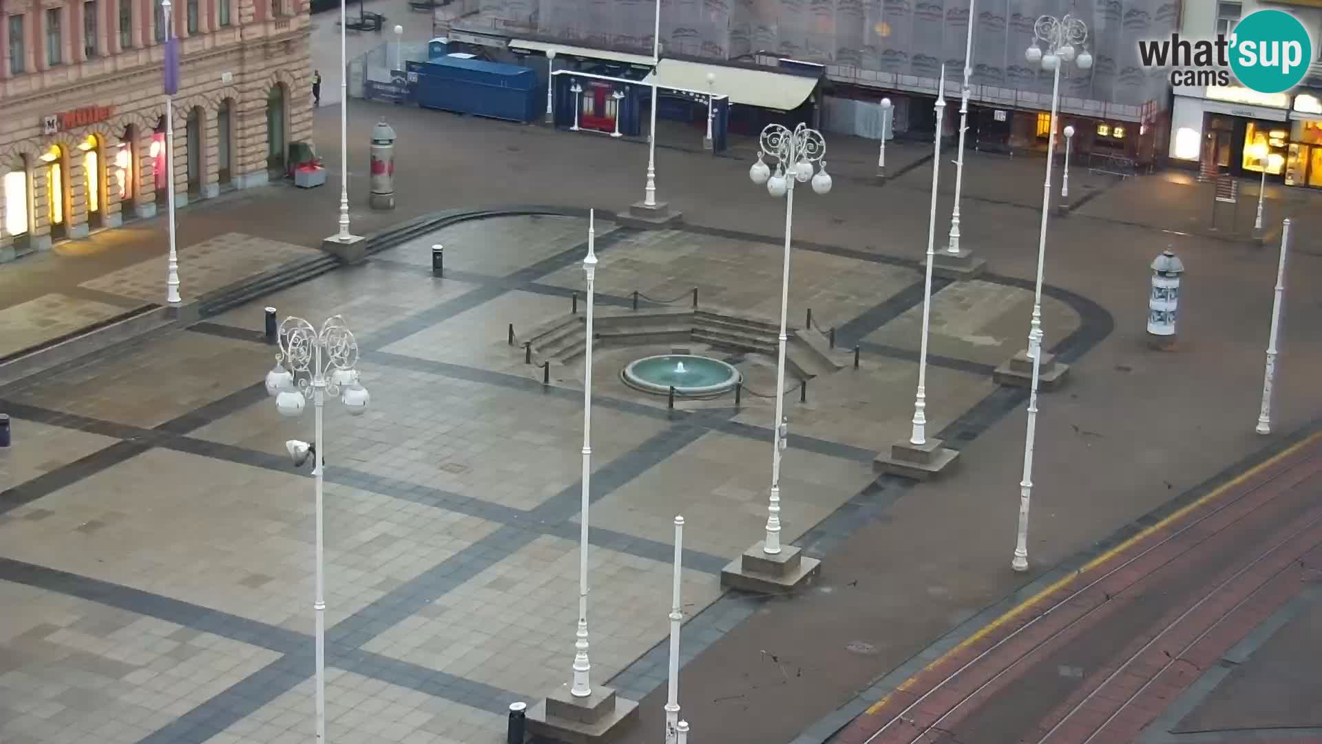 Plaza Ban Jelačić camera en vivo Zagreb – Hotel Dubrovnik